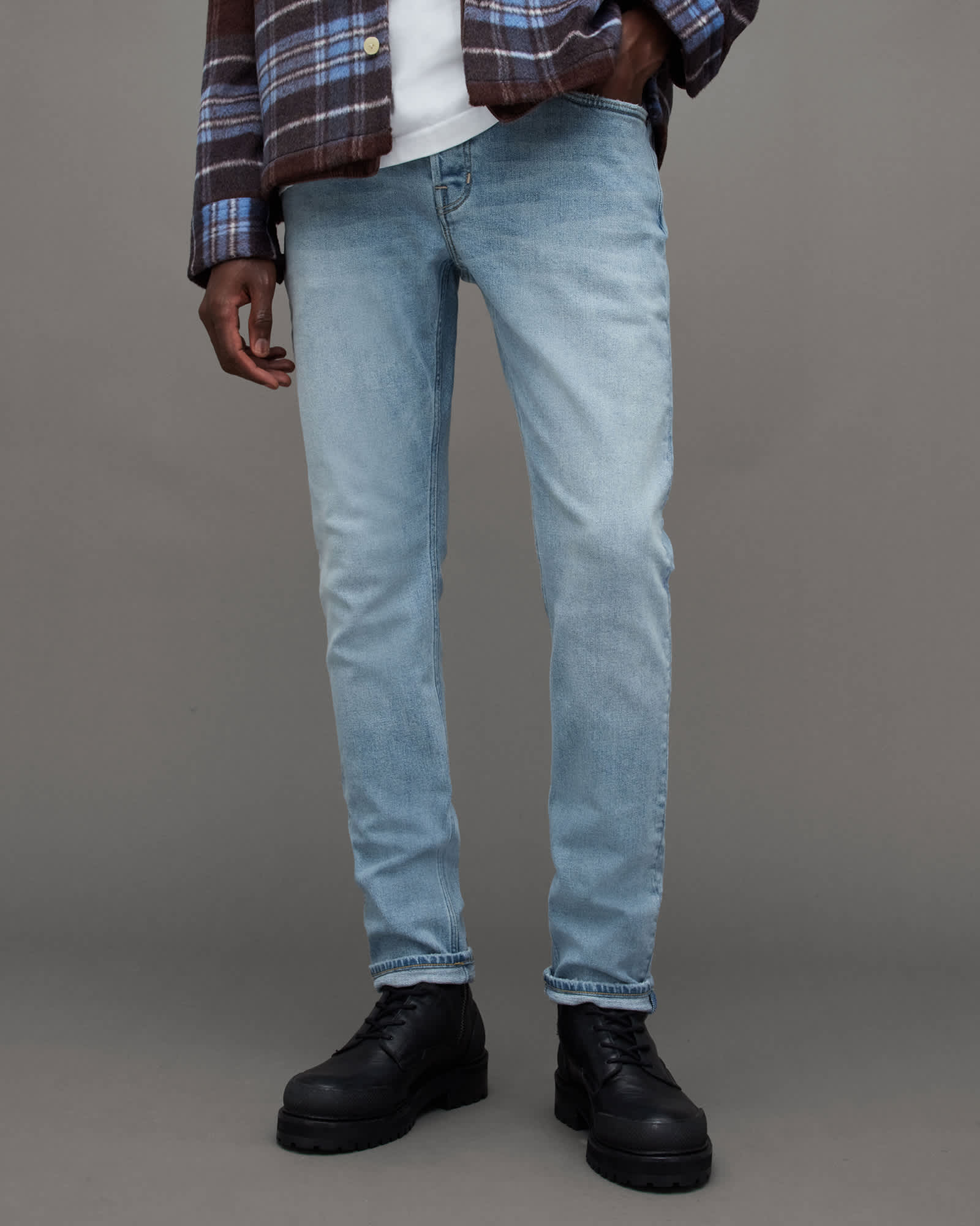 Allsaints Men's Rex Slim Fit Soft Stretch Denim Jeans - Size  28/L32