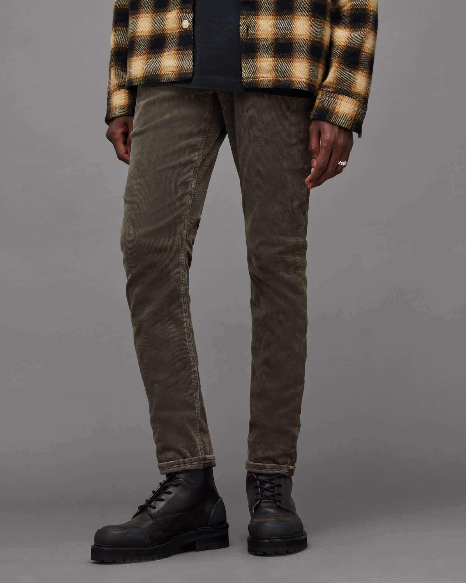 Allsaints Men's Rex Slim Fit Corduroy Jeans - Size  28/L32