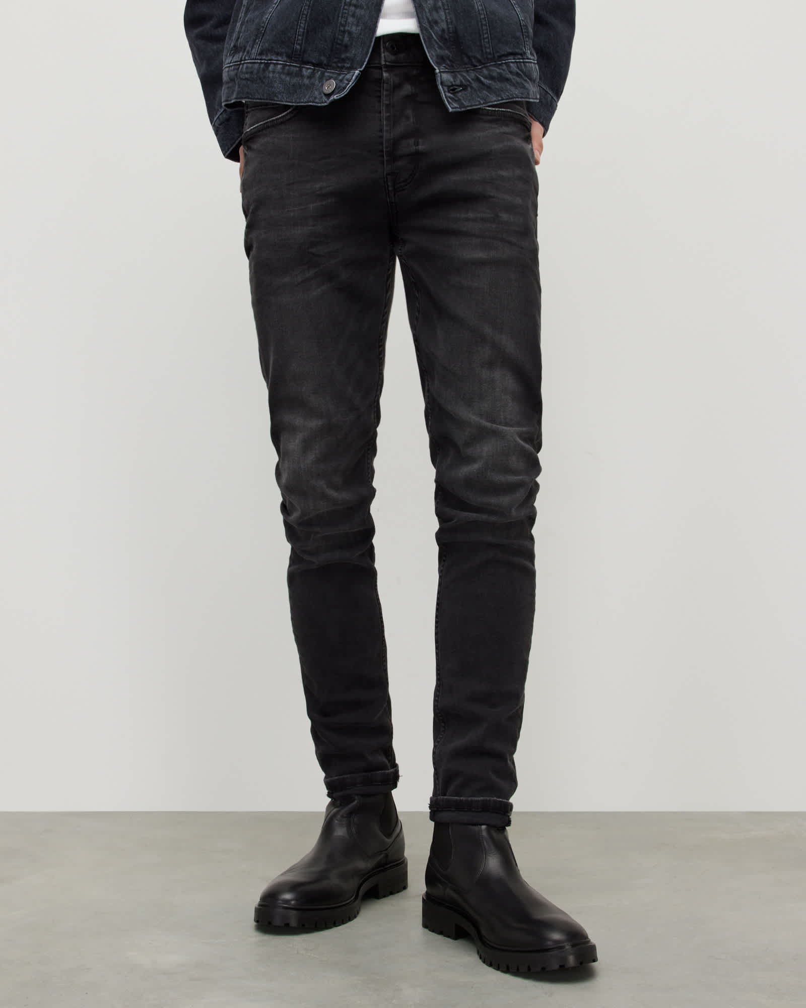 Allsaints Men's Ronnie Extra Skinny Jeans - Size  28/L32