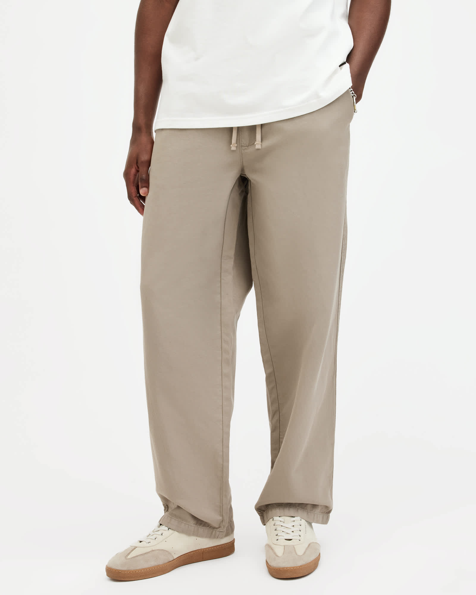 Allsaints Men's Hanbury Straight Fit Trousers - Size  Xs