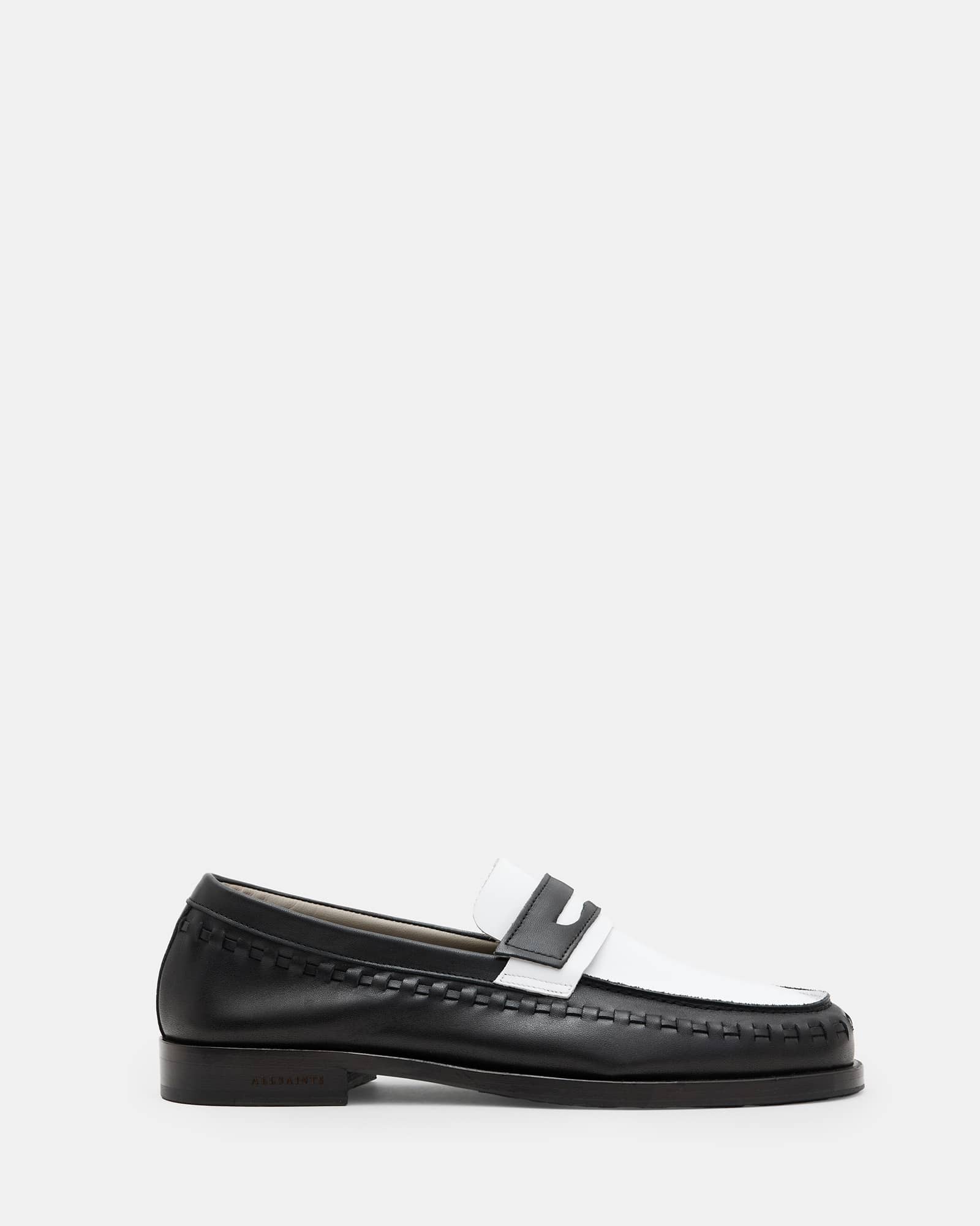 Allsaints Men's Sammy Leather Loafer Shoes - Size  7