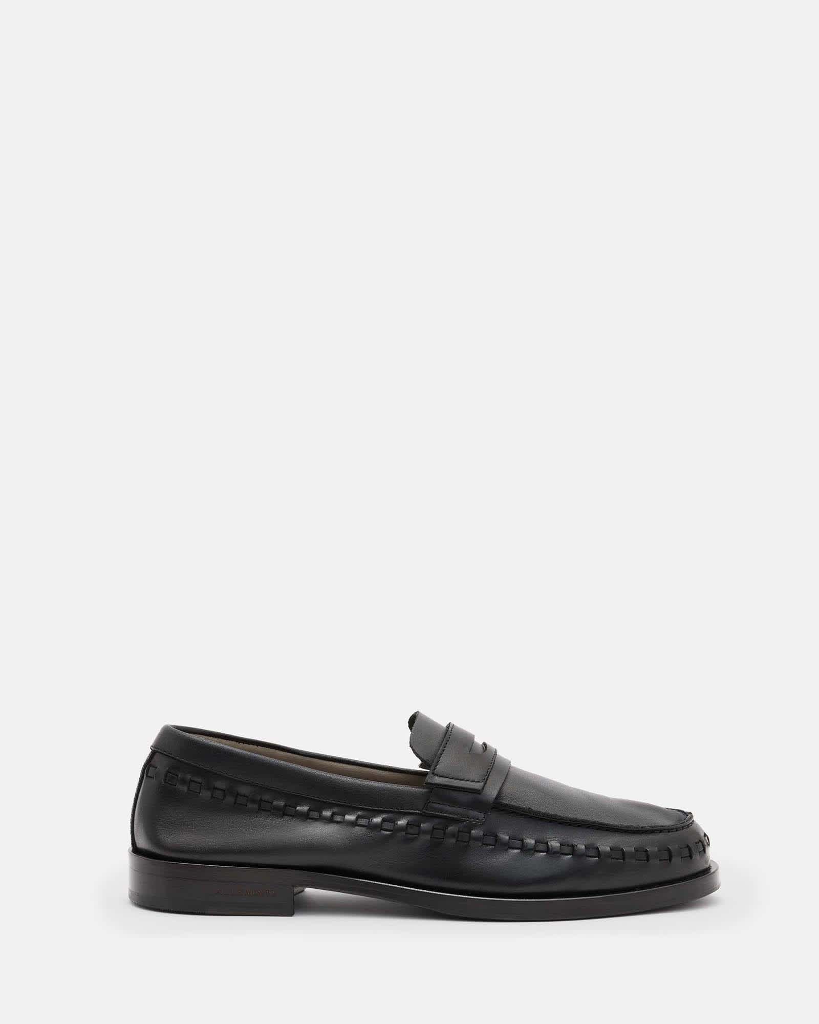 Allsaints Men's Sammy Leather Loafer Shoes - Size  12