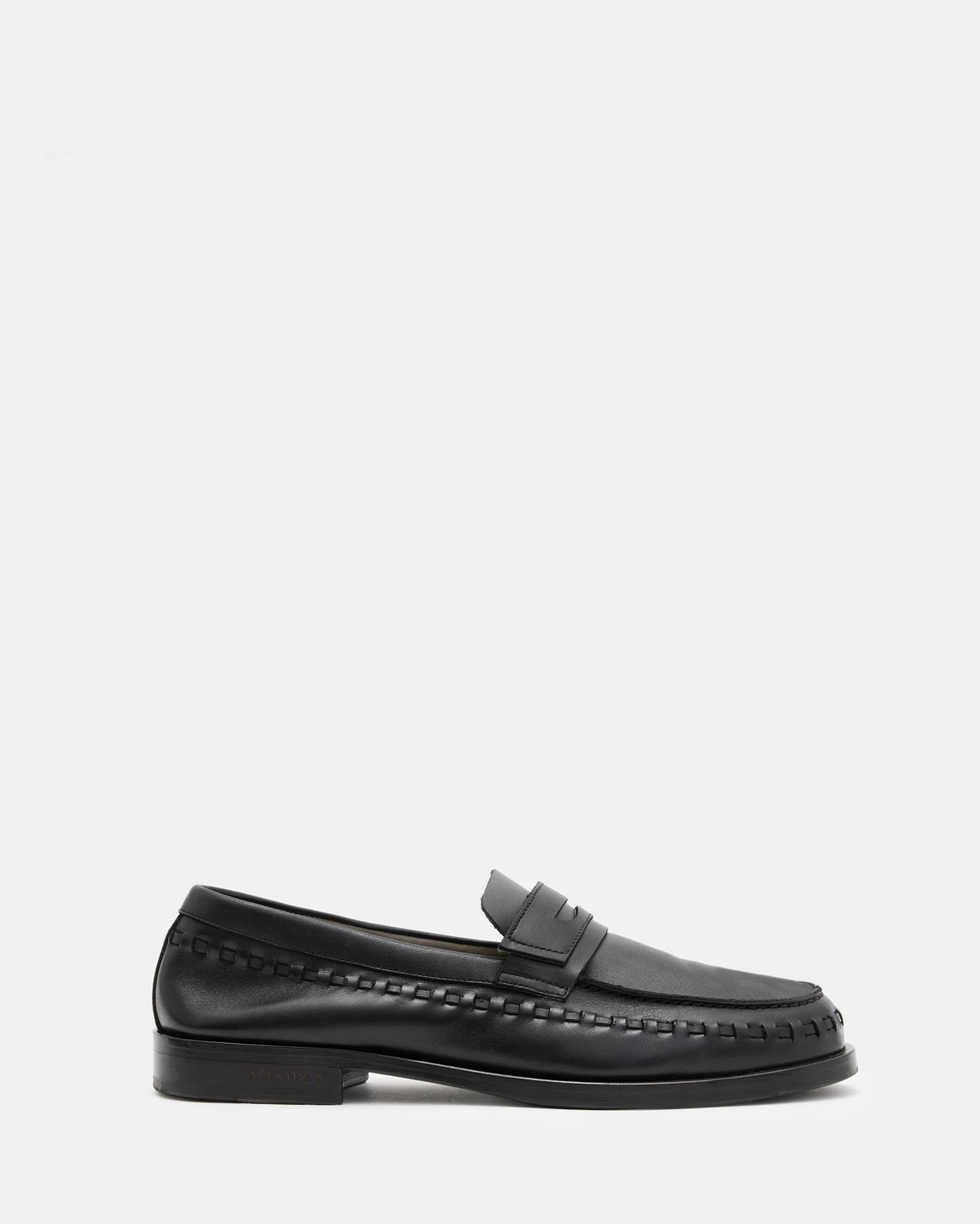 Allsaints Men's Sammy Leather Loafer Shoes - Size  12