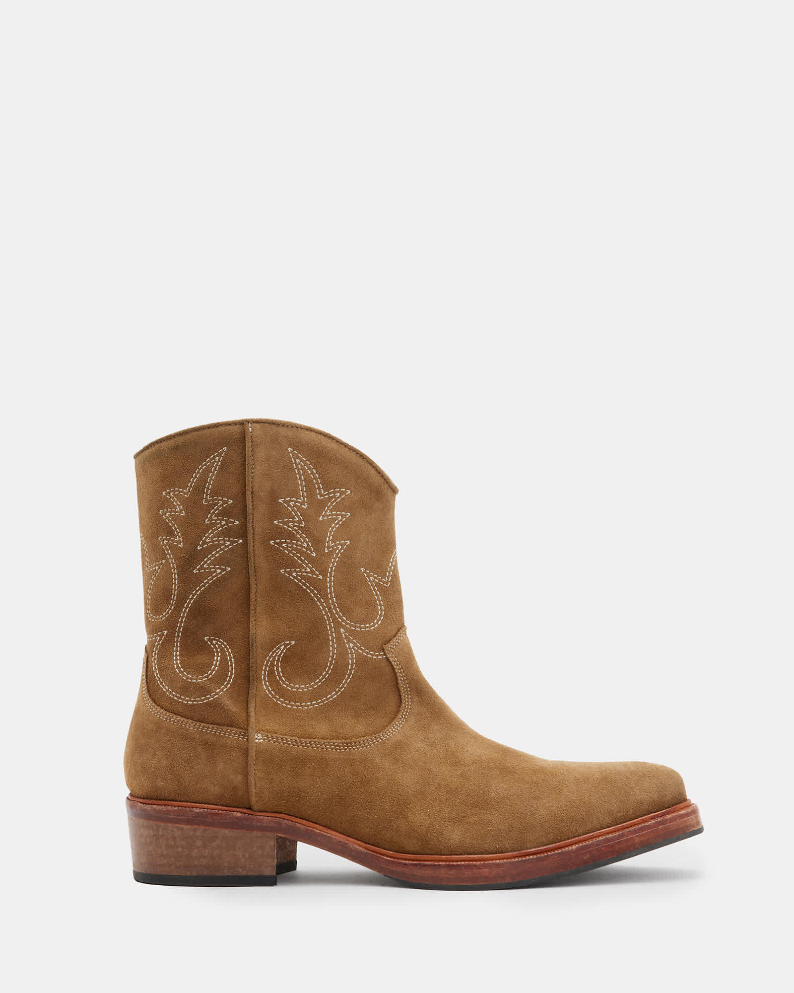 Allsaints Men's Jacques Suede Western Boots - Size  12
