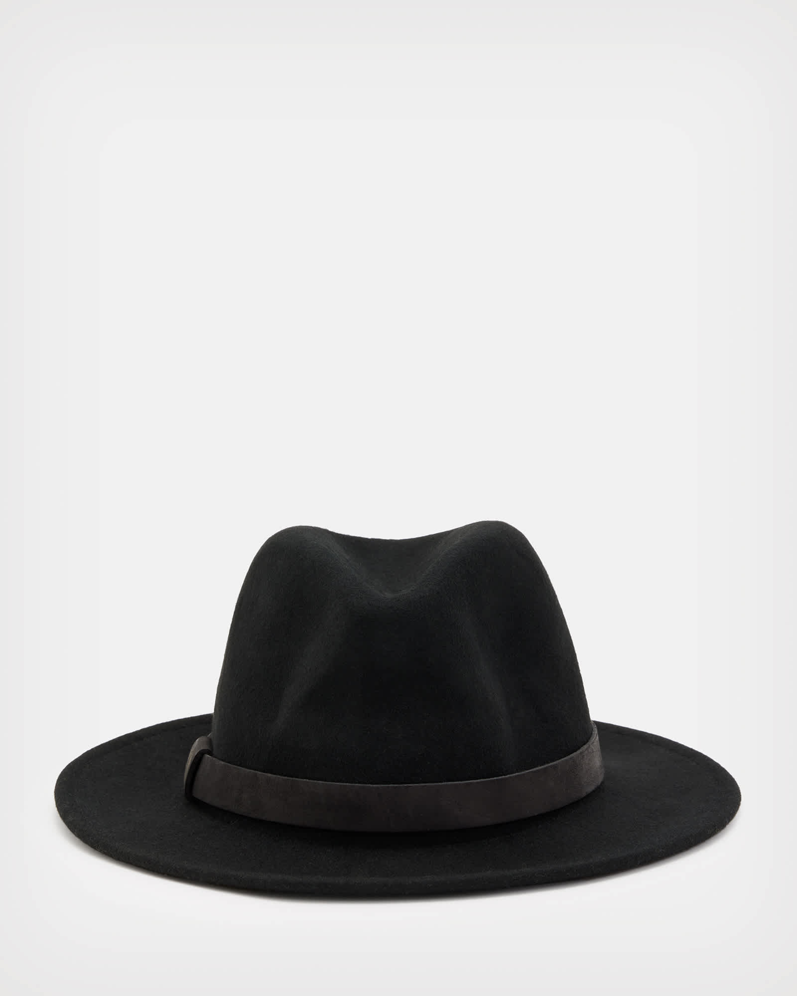 AllSaints Men's Bronson Wide Brim Wool Fedora Hat