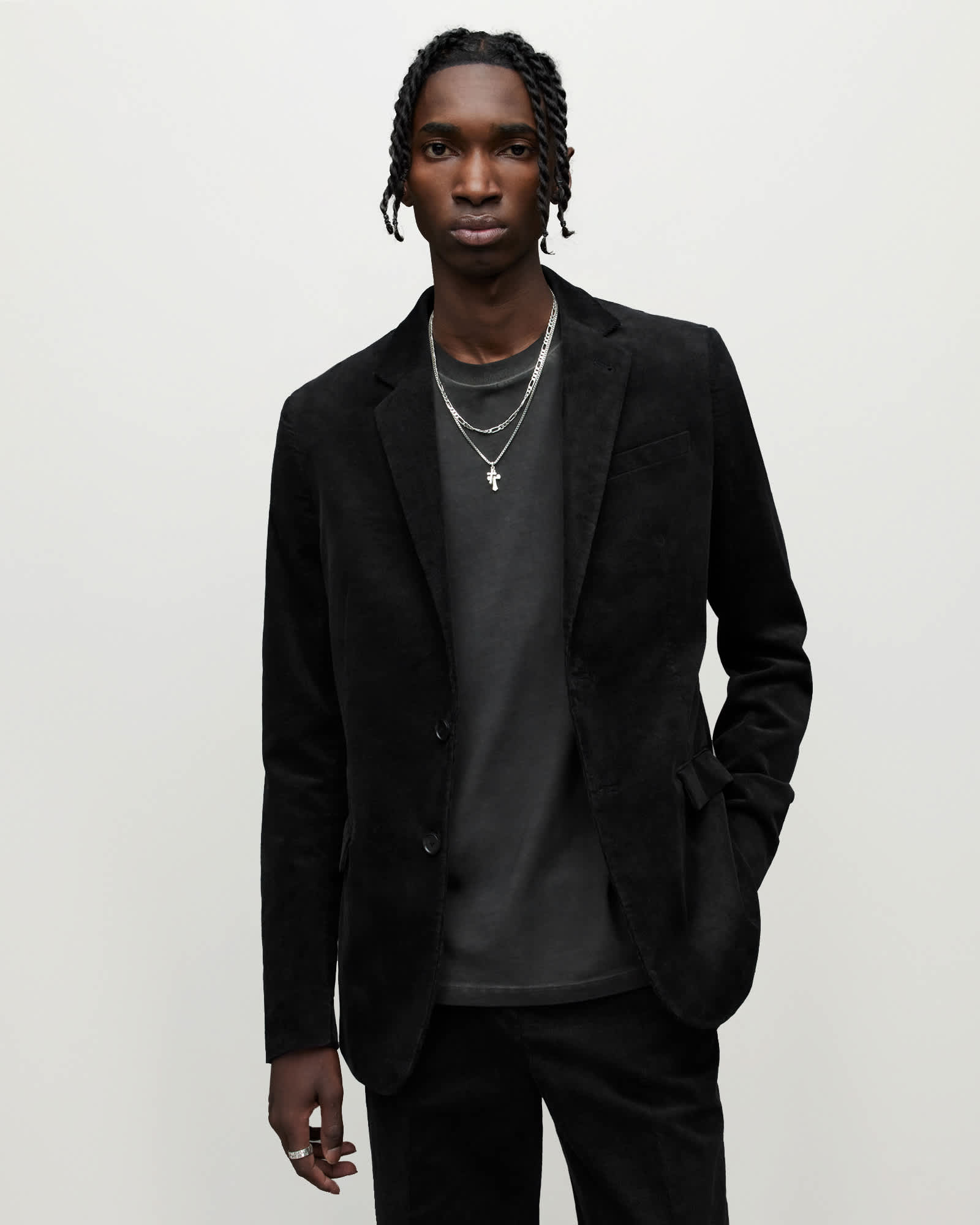 Allsaints Men's Kiels Corduroy Blazer - Size  34