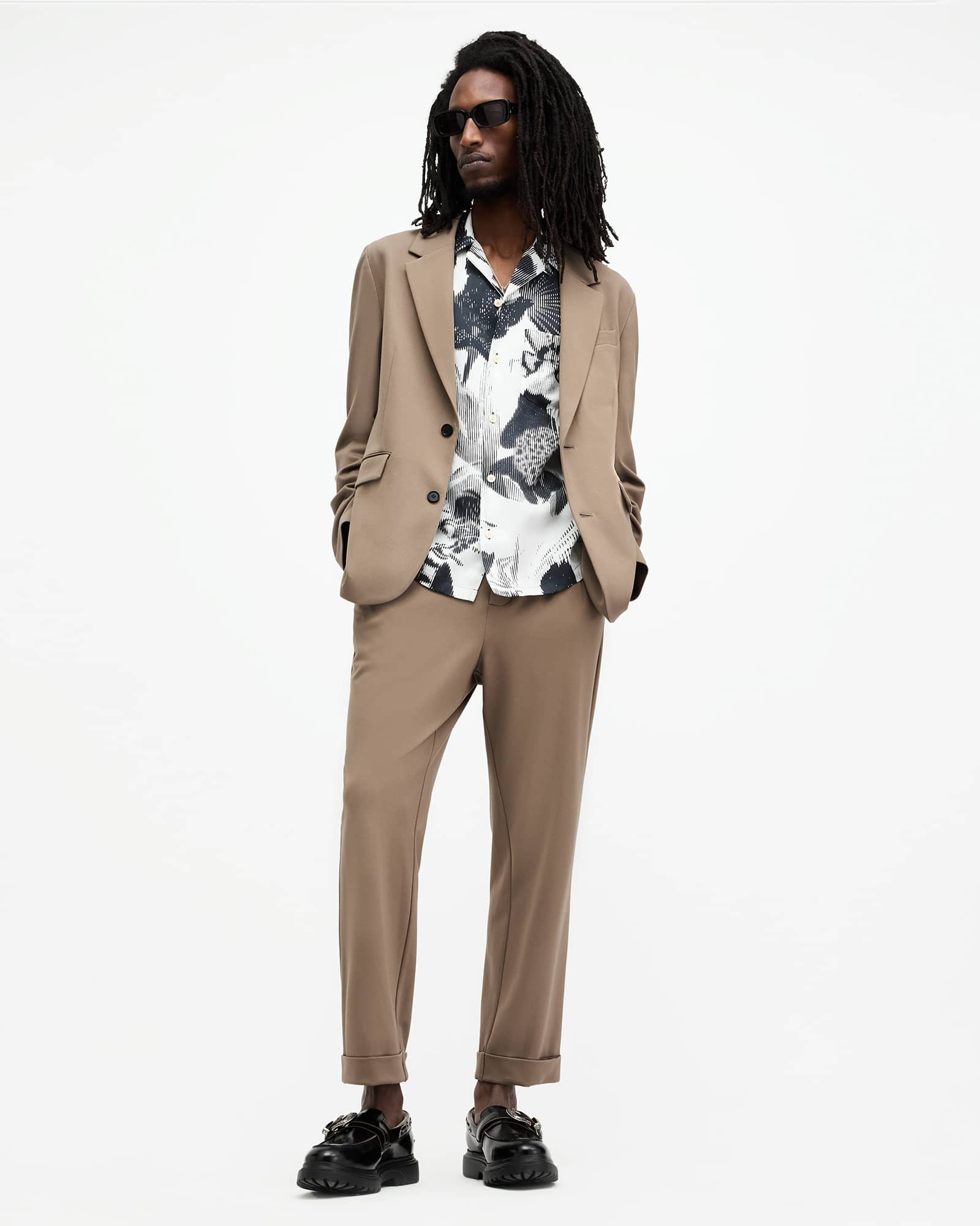 Allsaints Men's Helm Slim Fit Lightweight Blazer - Size  36