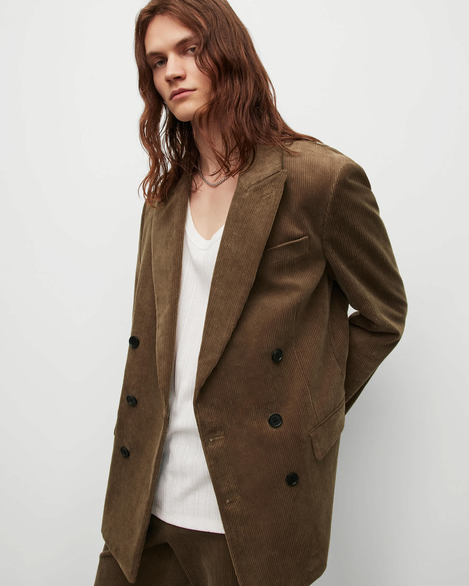 Allsaints Men's Busco Corduroy Blazer - Size  40