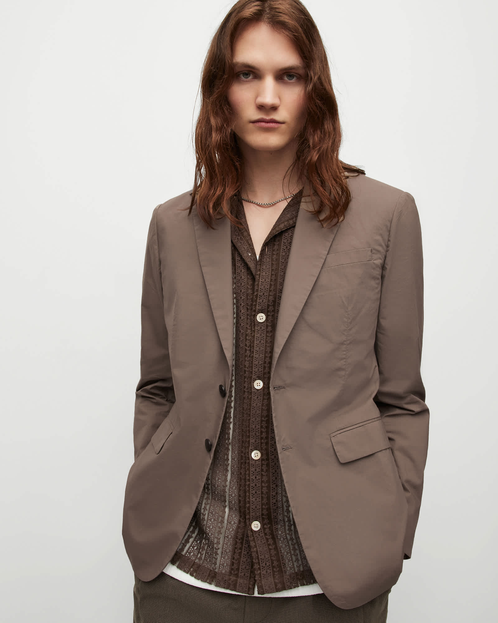 Allsaints Men's Canta Lightweight Blazer - Size  44