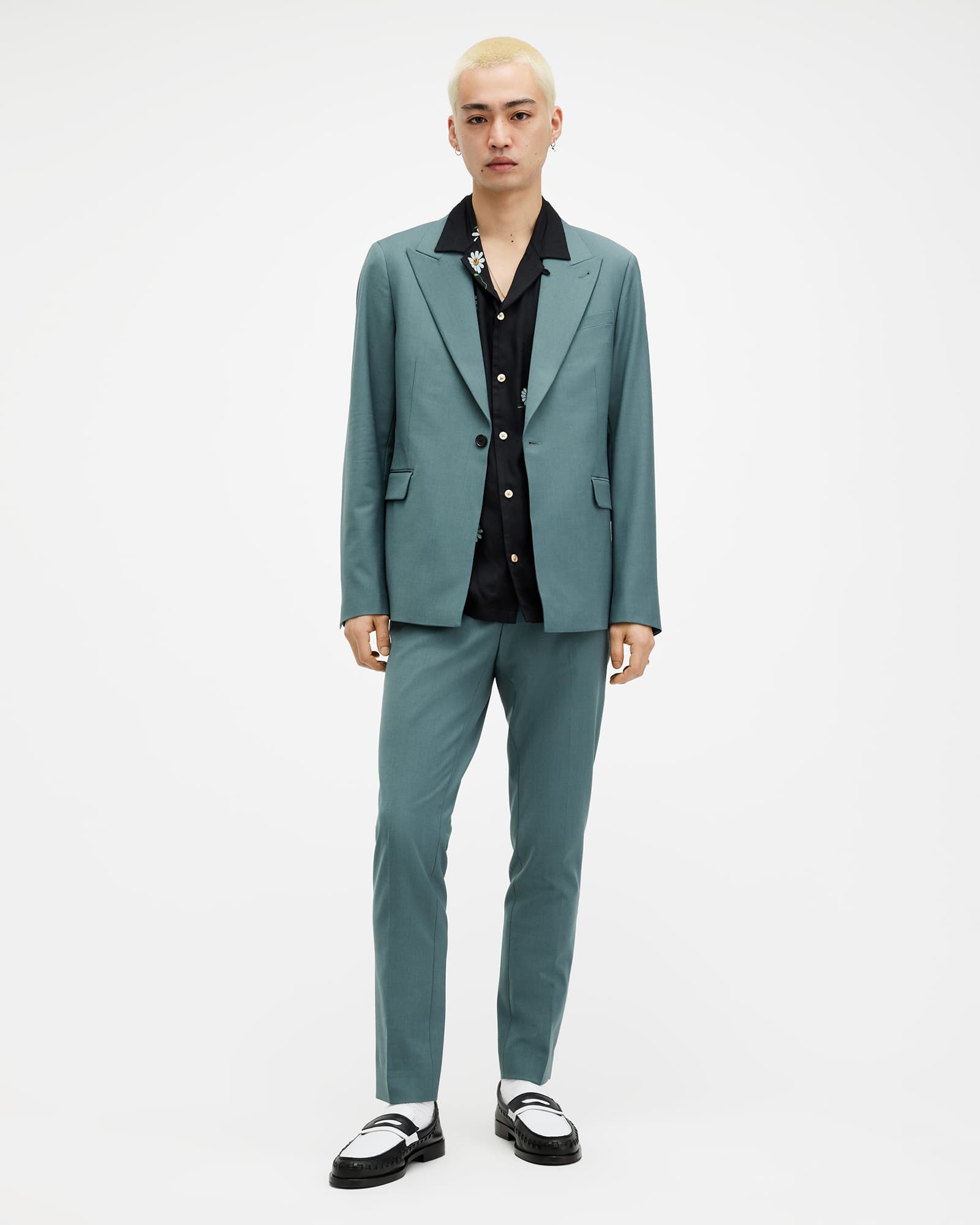 Allsaints Men's Moad Skinny Fit Stretch Blazer - Size  34