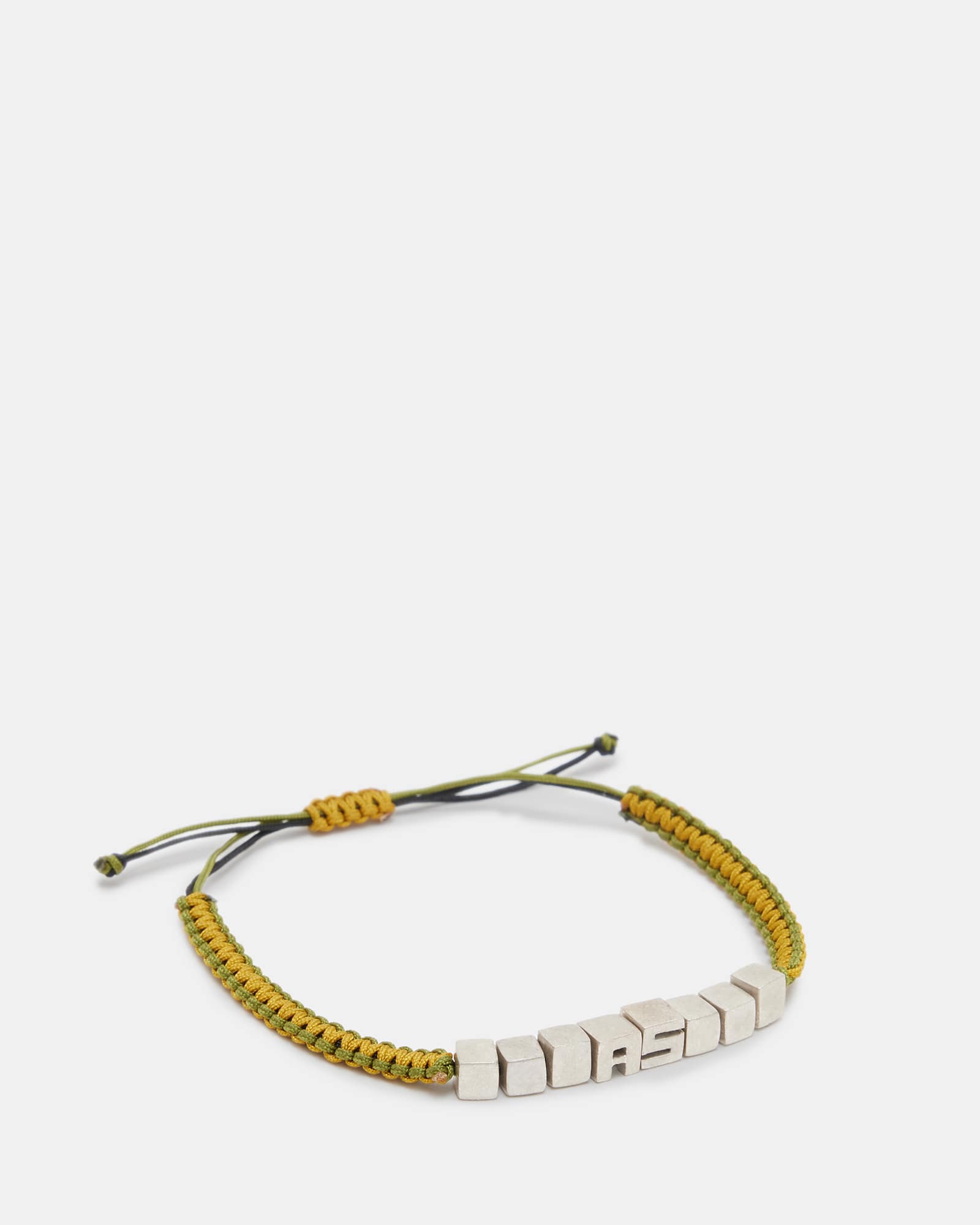 AllSaints Sterling Silver Kiyo AS Adjustable Bracelet