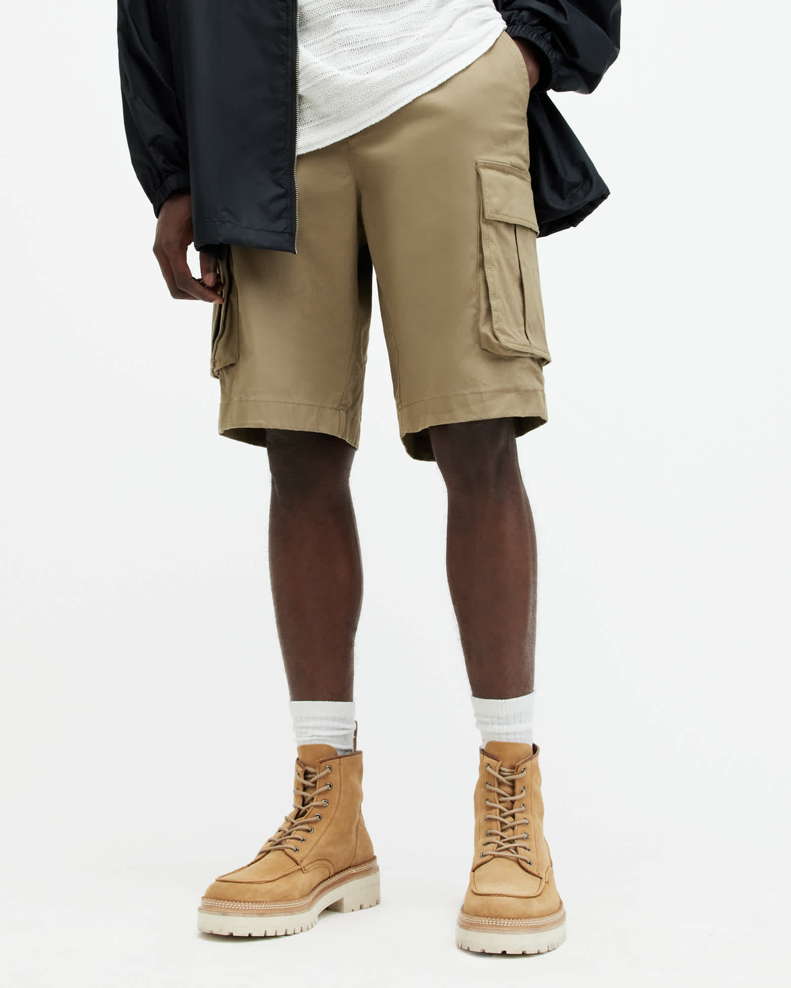 Allsaints Men's Slane Relaxed Fit Cargo Shorts - Size  31