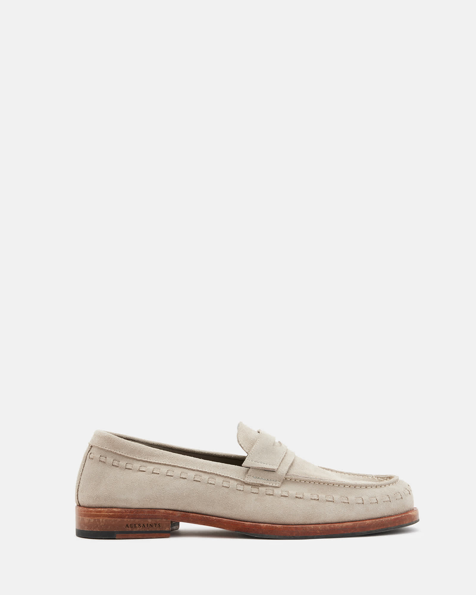 Allsaints Men's Sammy Leather Loafer Shoes - Size  12