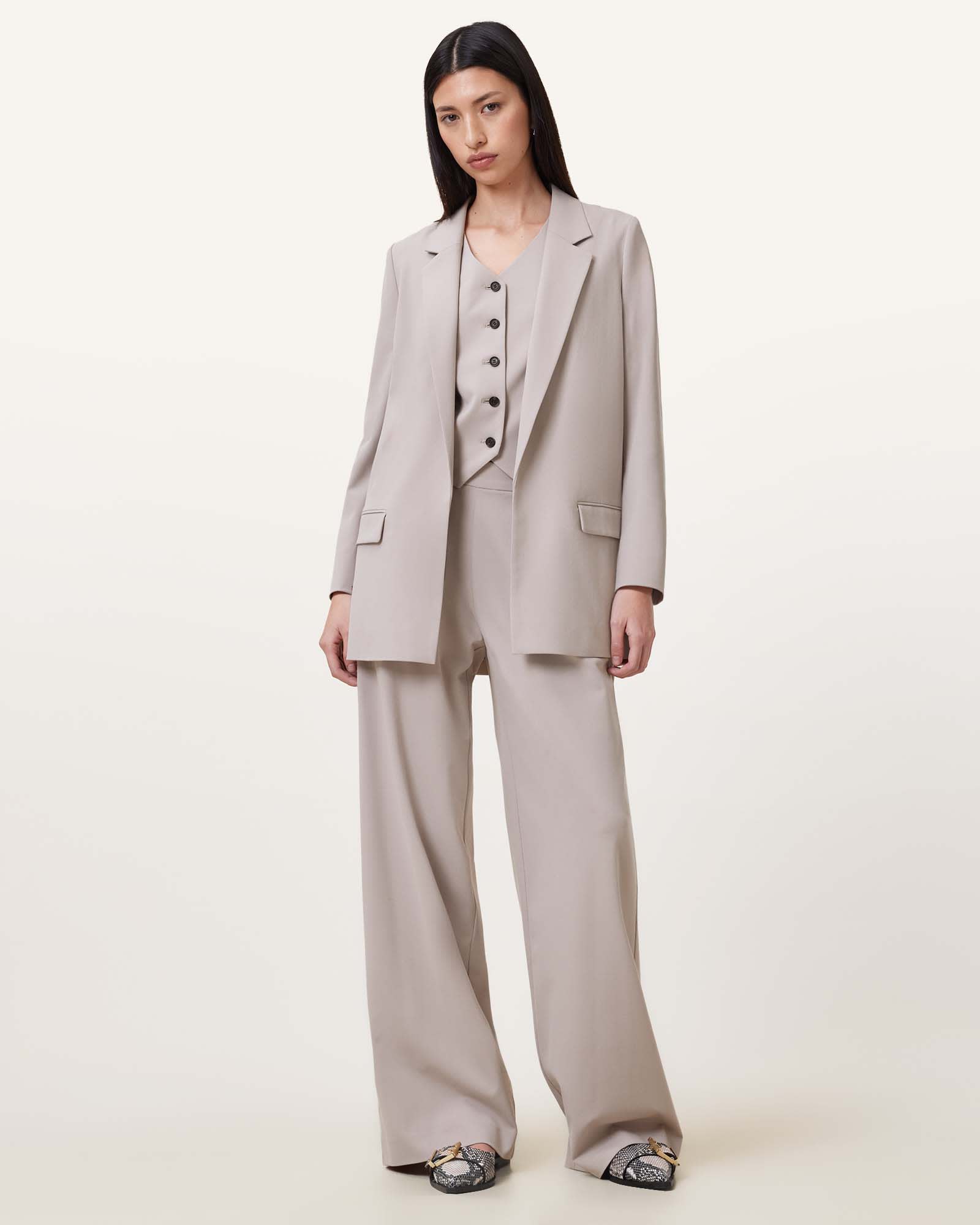 Allsaints Women's Aleida Lightweight Tri Blazer - Size  16