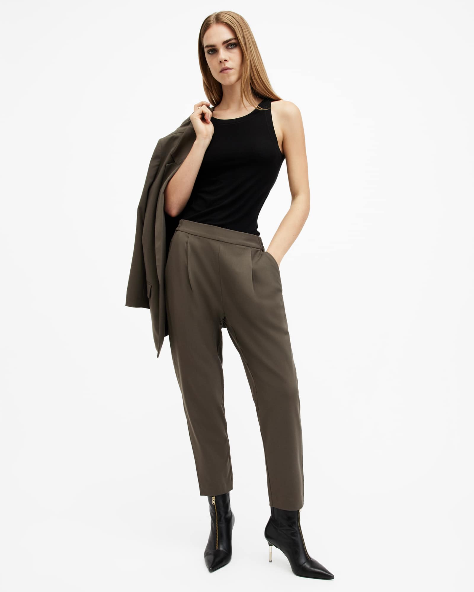 AllSaints Women's Aleida Lightweight Tri Trousers