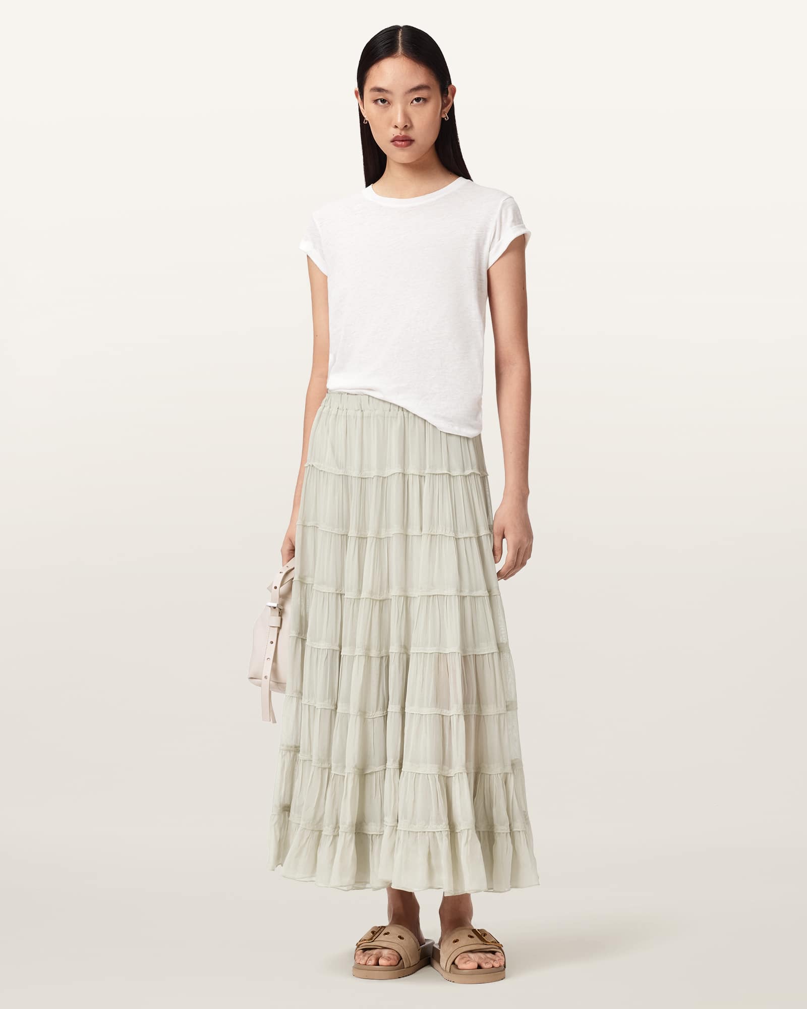 AllSaints Viscose Eva Skirt, Size: UK 6/US 2