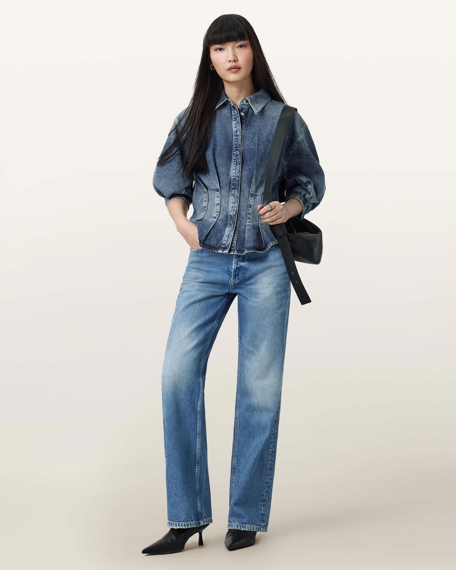 AllSaints Brooklyn Straight Leg Jeans