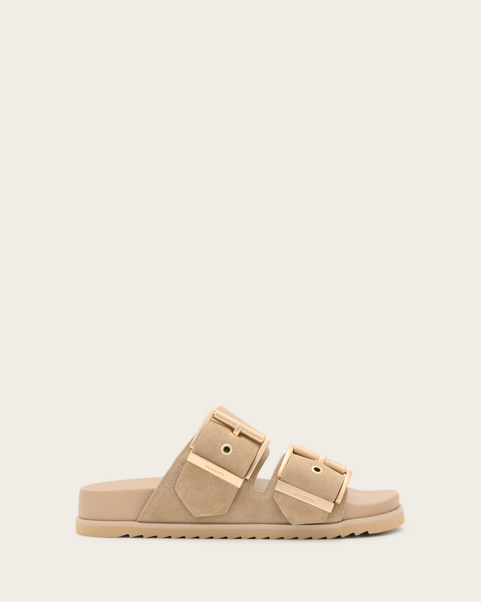 AllSaints Sian Leather Buckle Sandals