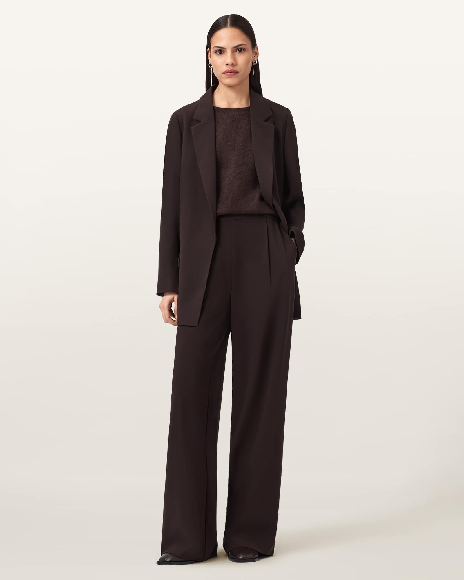 Allsaints Main: 63% Polyester In Red