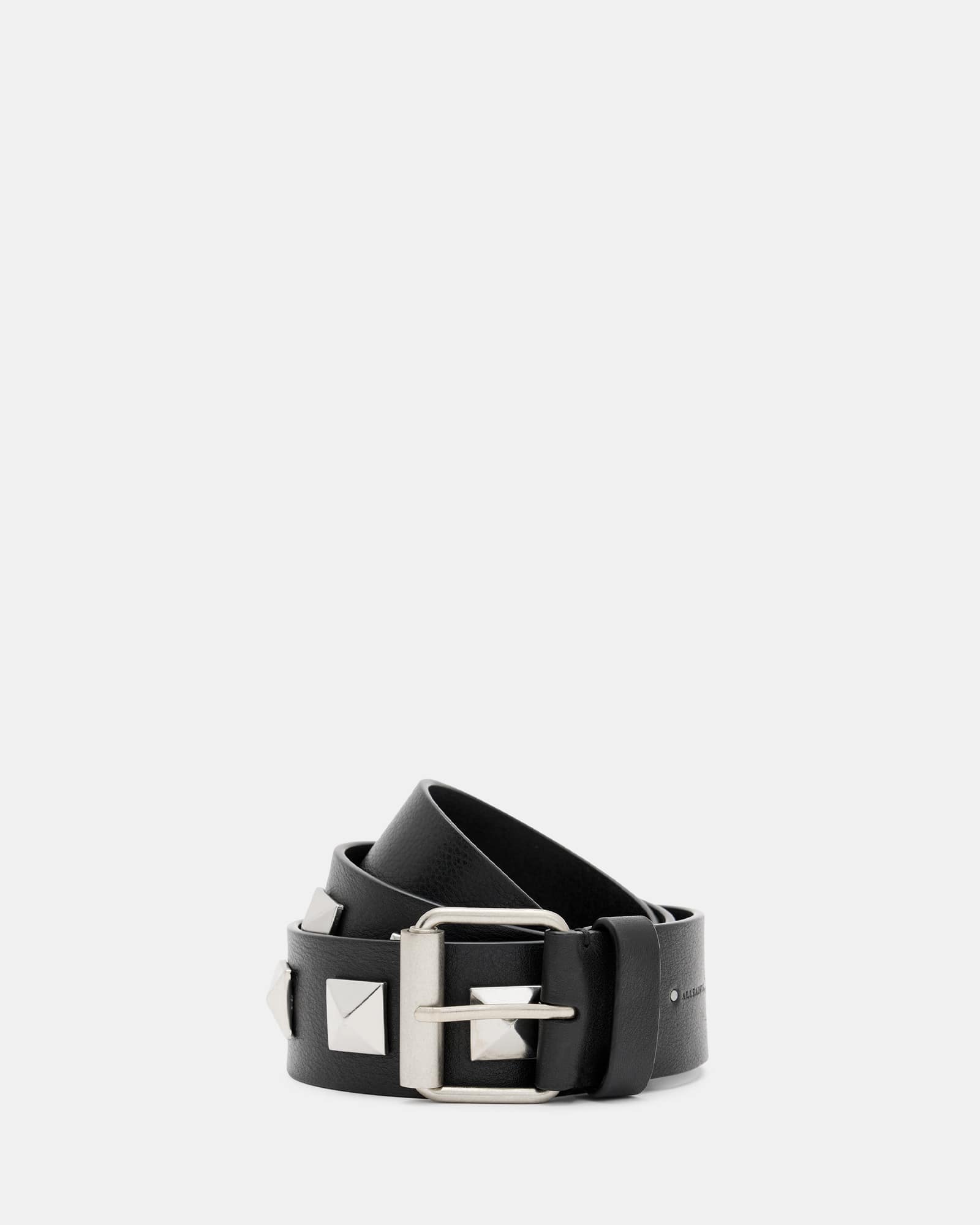 Allsaints Women's Joan Leather Studded Belt - Size  Xs