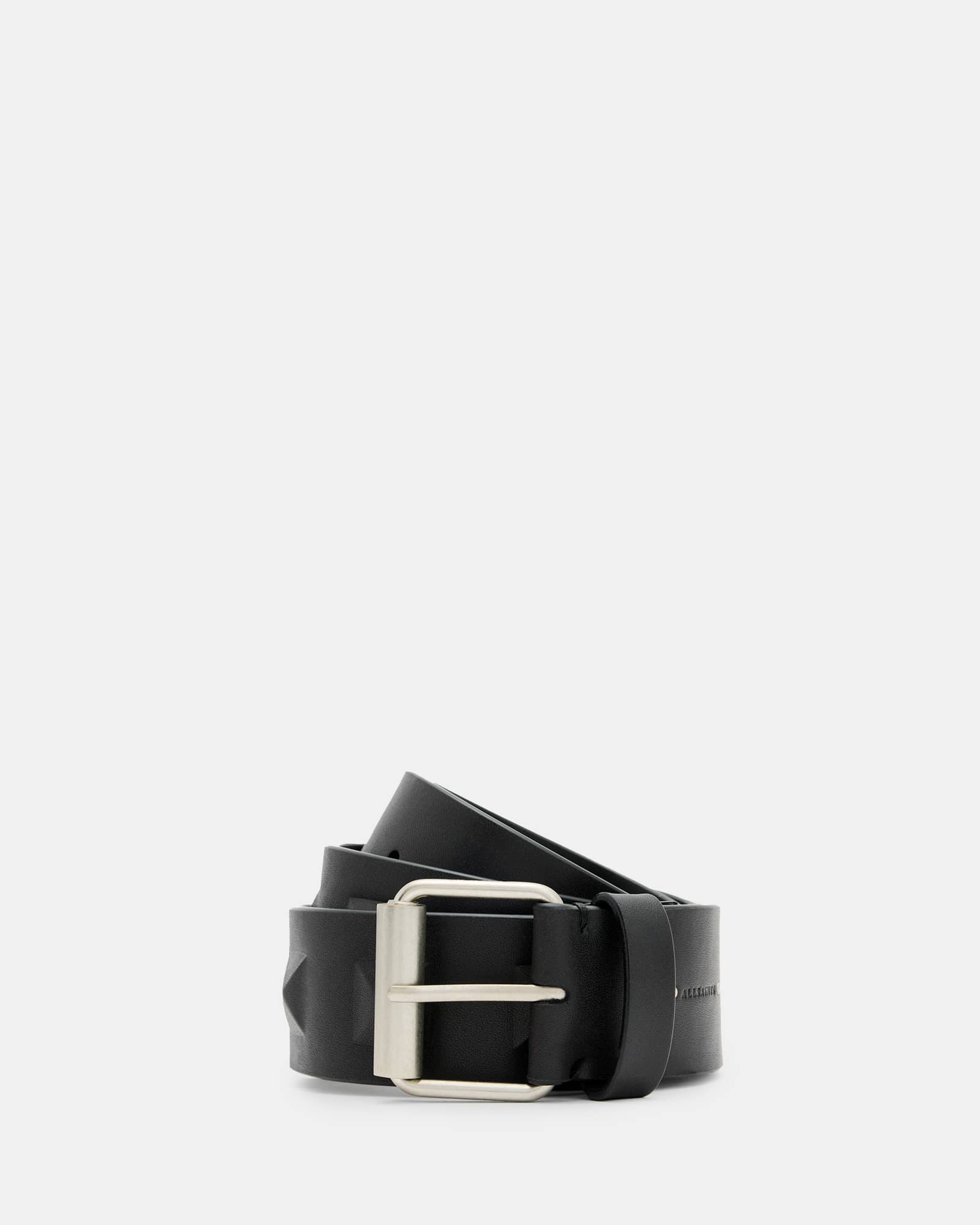 Allsaints Women's Stevie Leather Studded Belt - Size  Xs