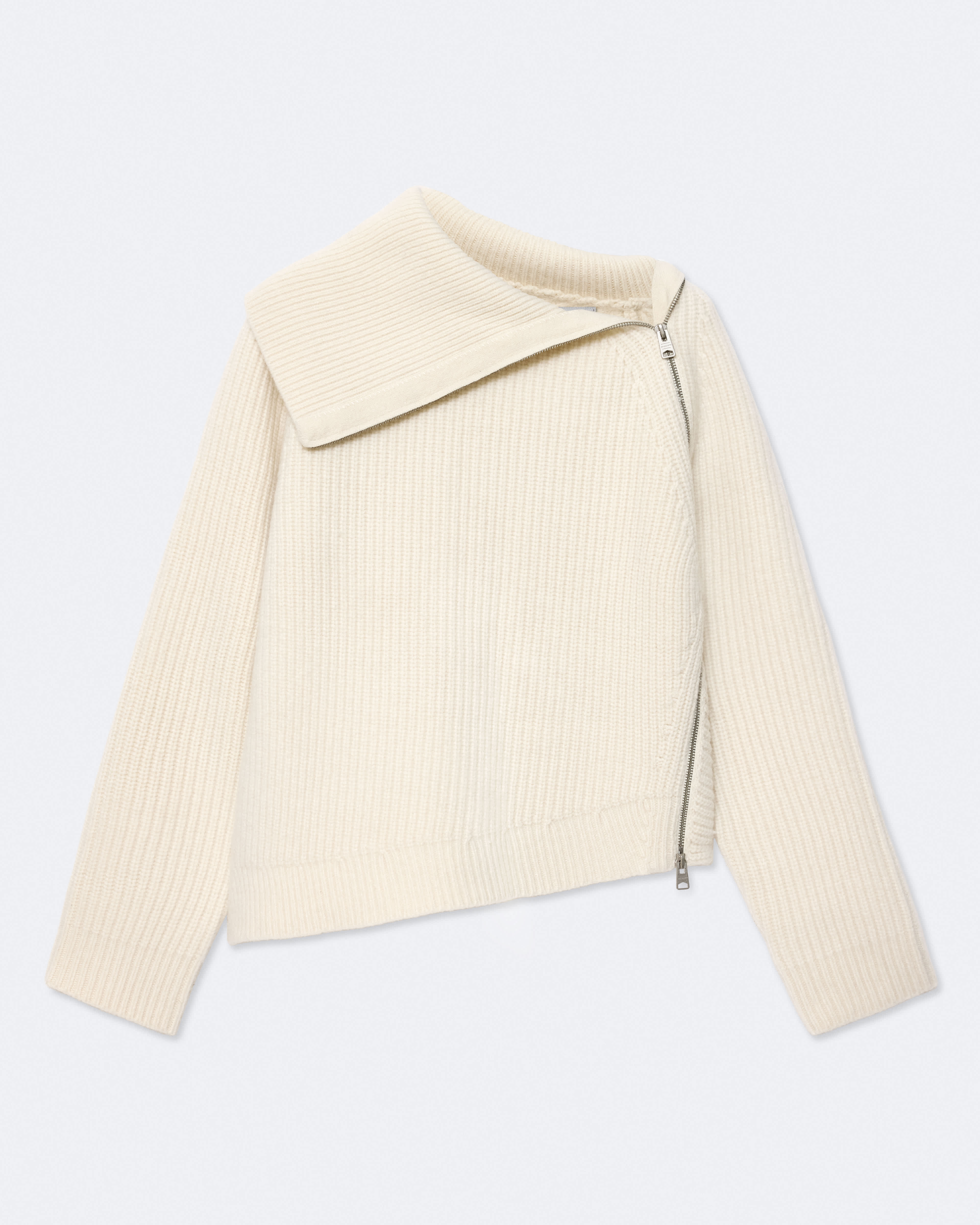 All Saints Women's White Allsaints Cleo Funnel Neck Jumper - Image 2