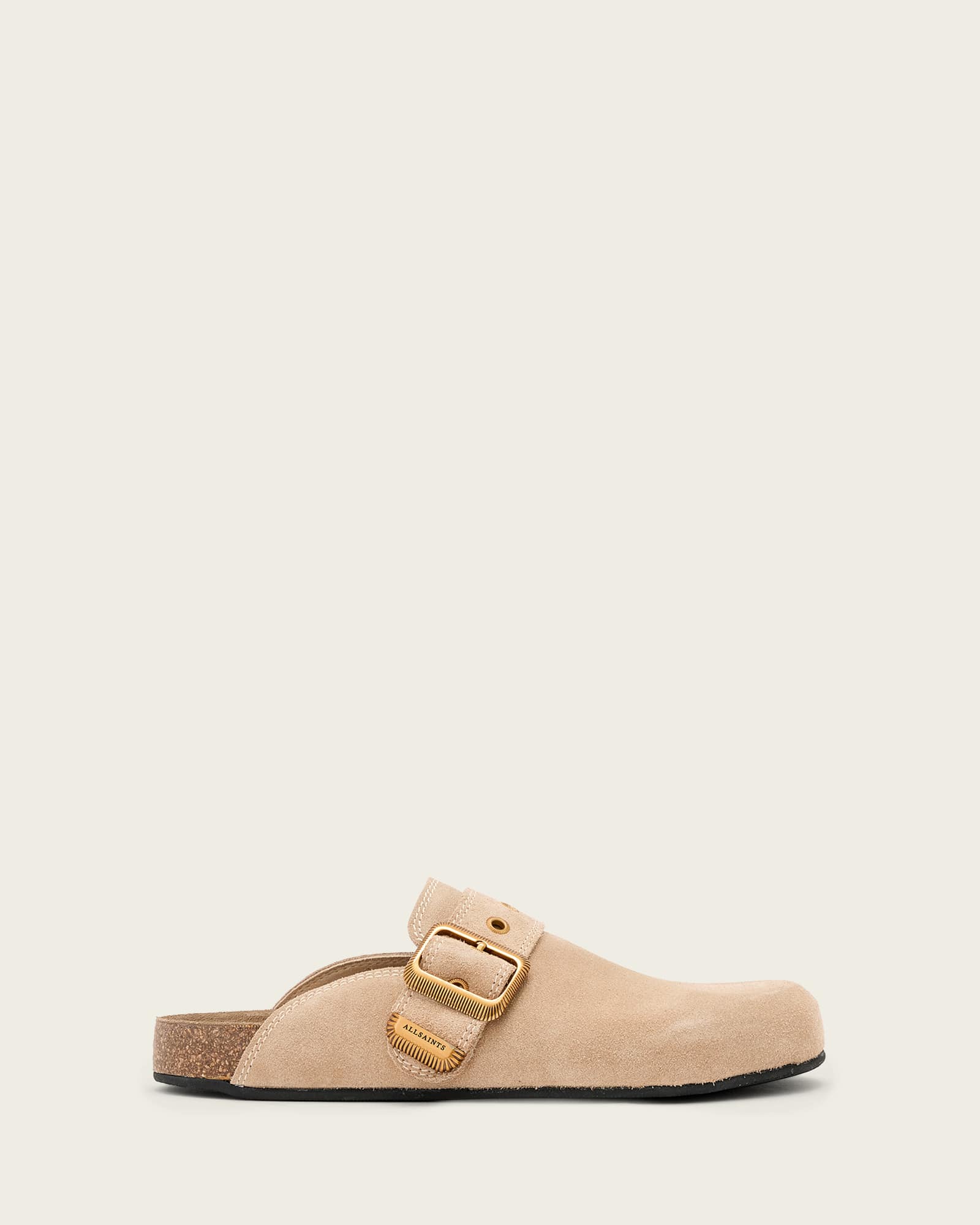 Allsaints Women's Staffa Suede Buckle Mules - Size  6