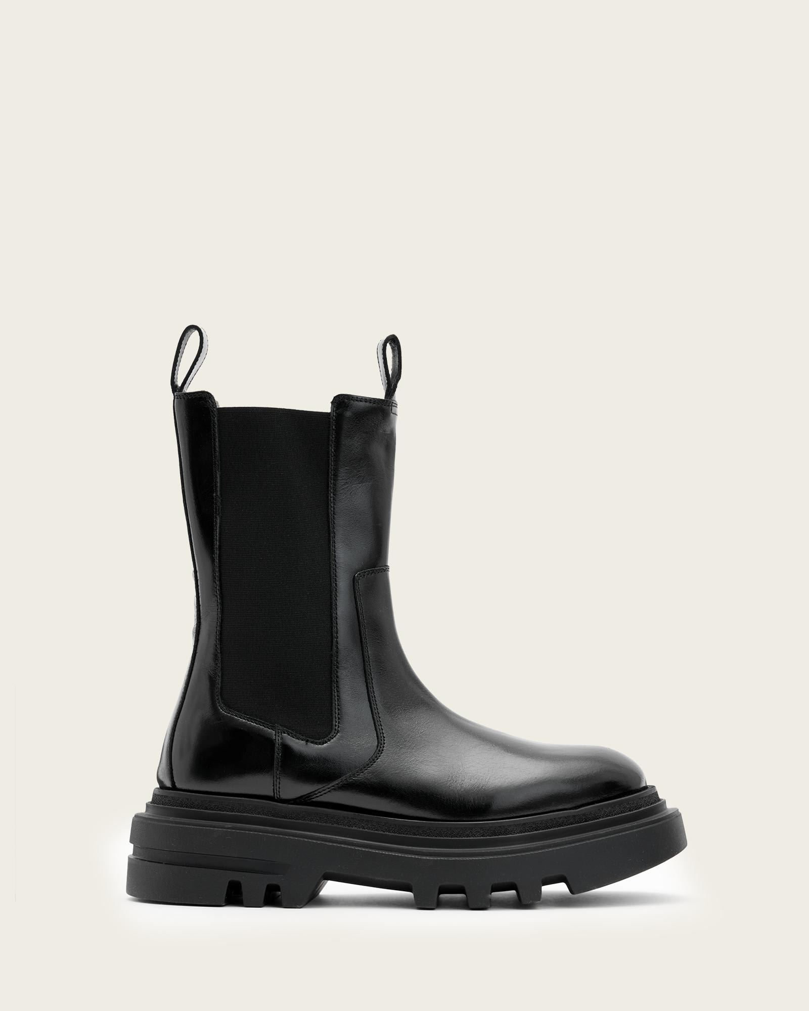 AllSaints Alex Leather Ankle Boots