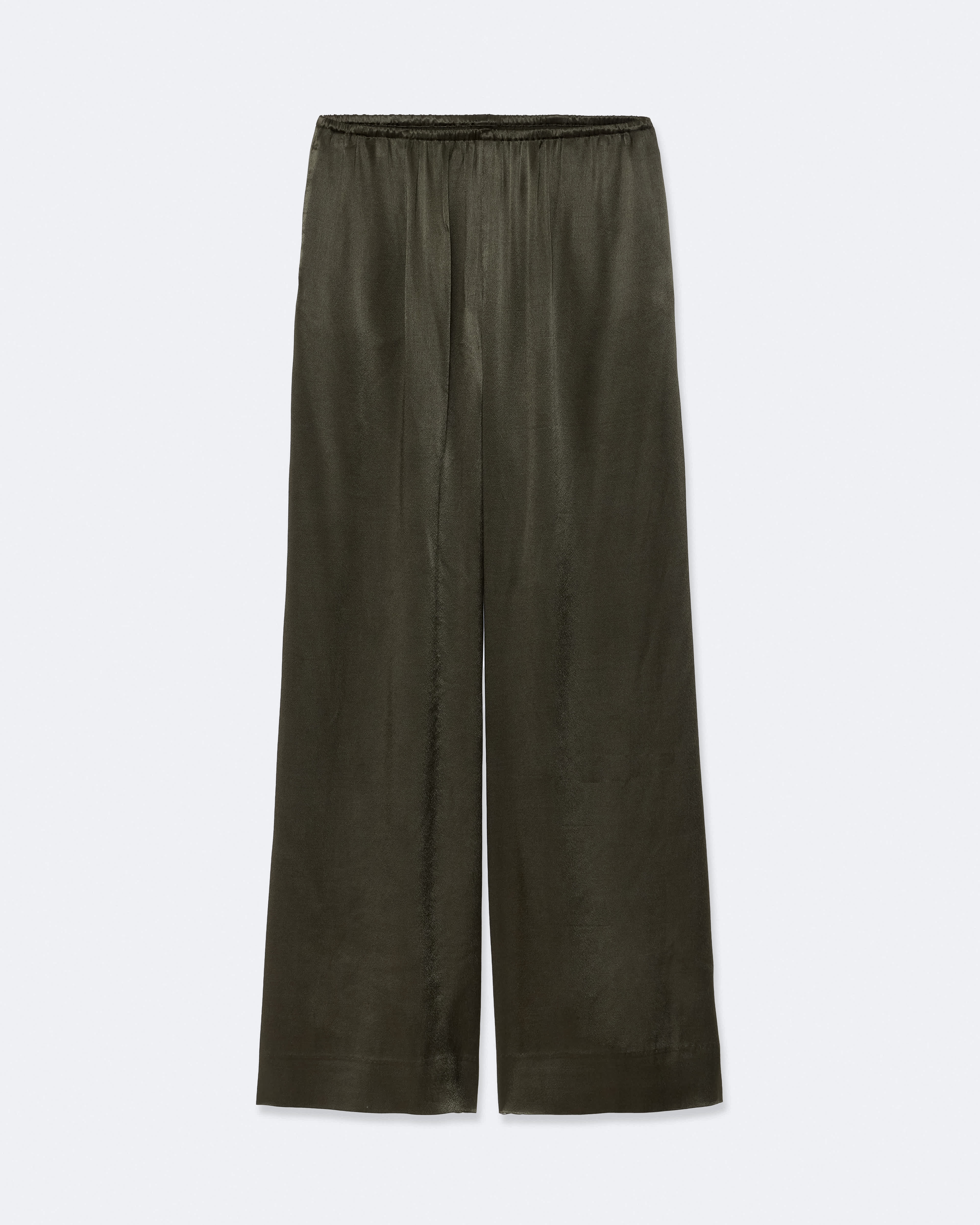 Lycia Crepe Wide-Leg Pants