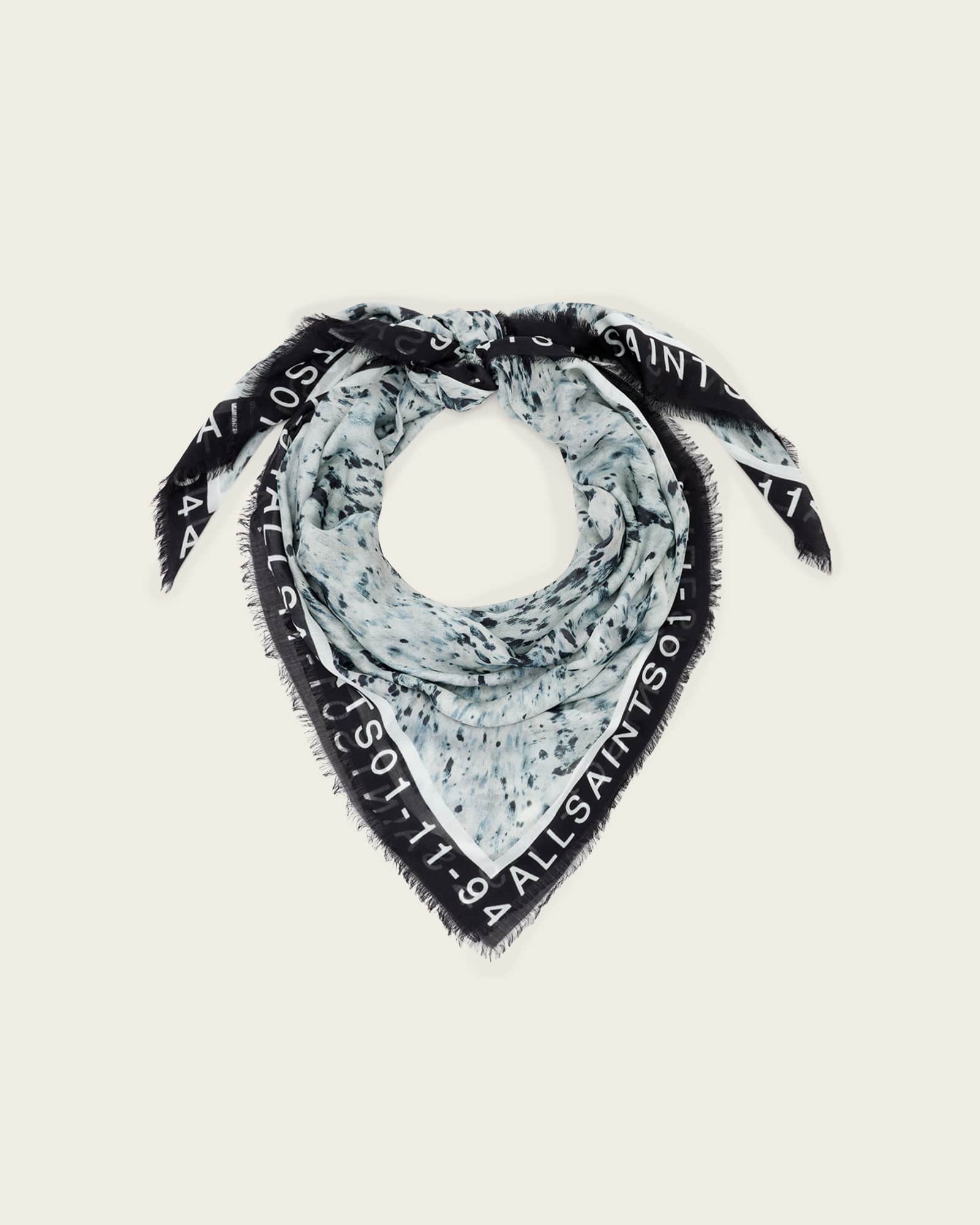 AllSaints Modal Canter Square Scarf, Size: One Size