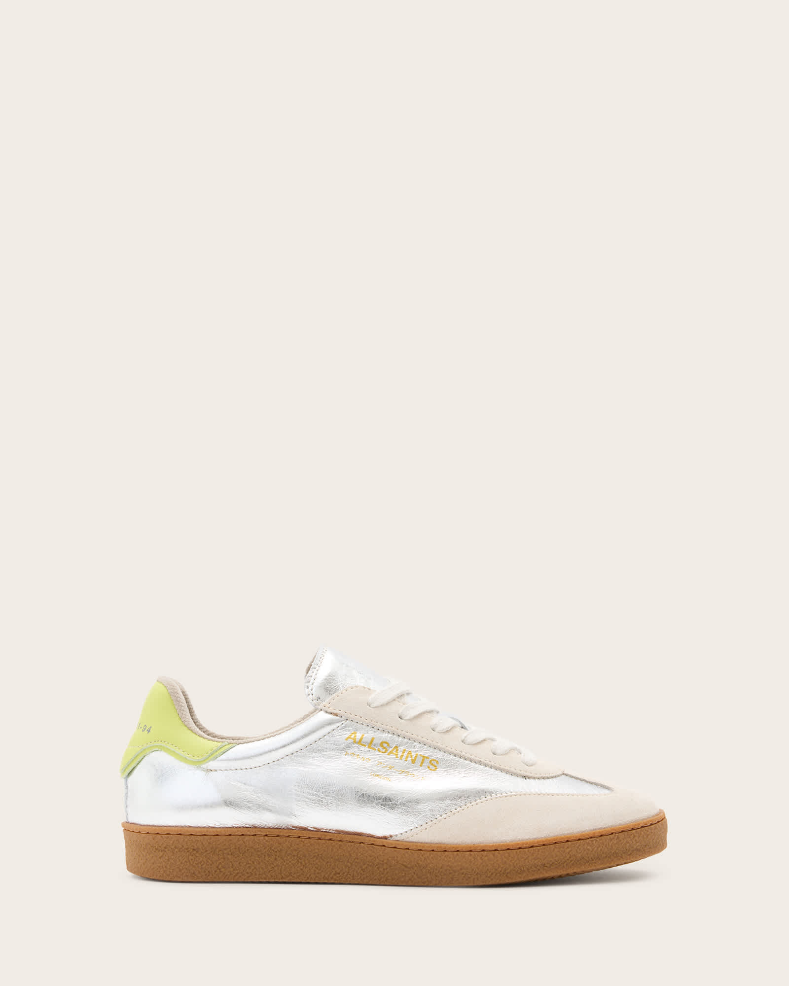 Allsaints Women's Thelma Metallic Low Top Trainers - Size  4