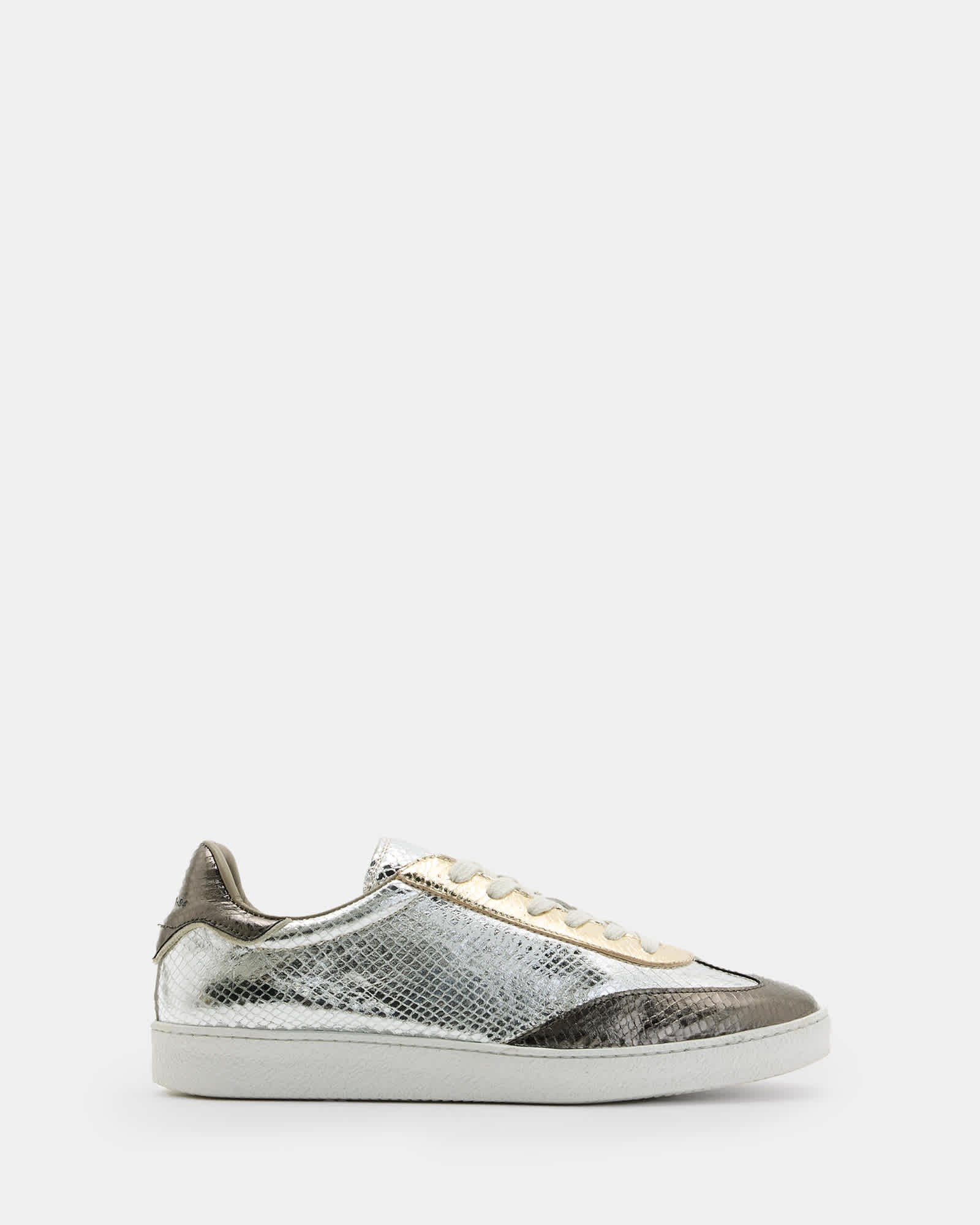 Allsaints Women's Thelma Metallic Low Top Trainers - Size  3