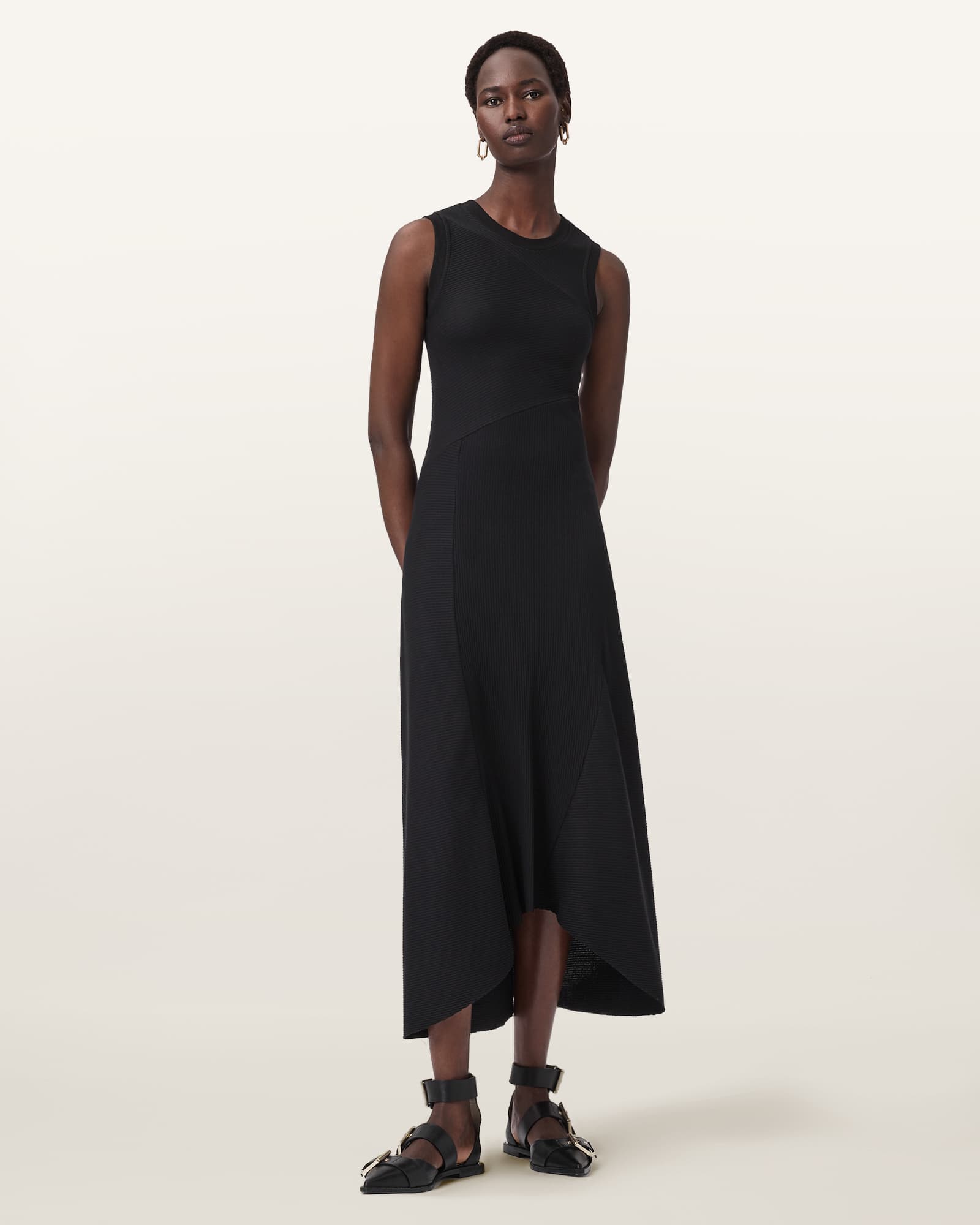 Allsaints Women's Gia Slim Fit Maxi Dress - Size  14