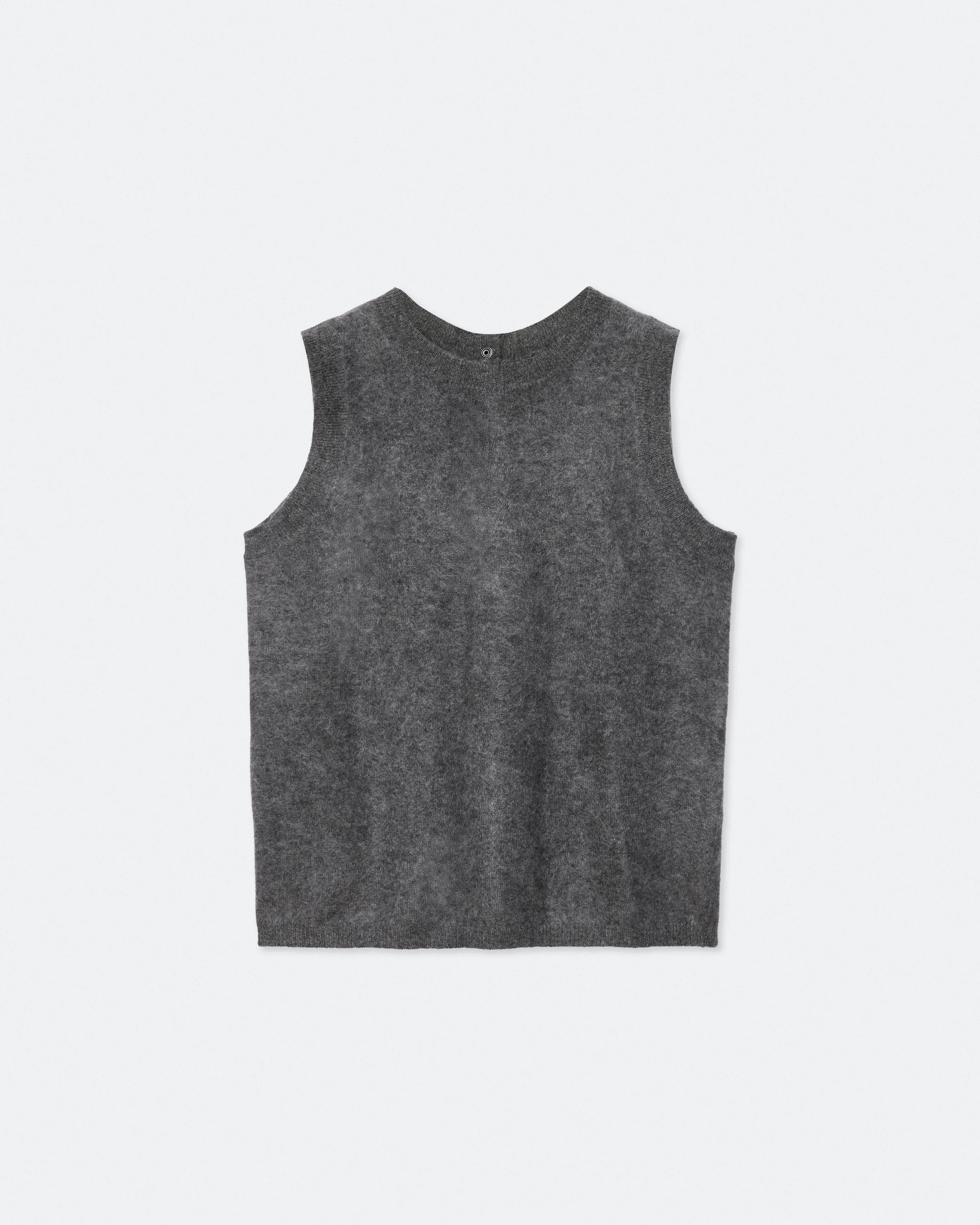 Allsaints Ada Cashmere Tank Top In Gray
