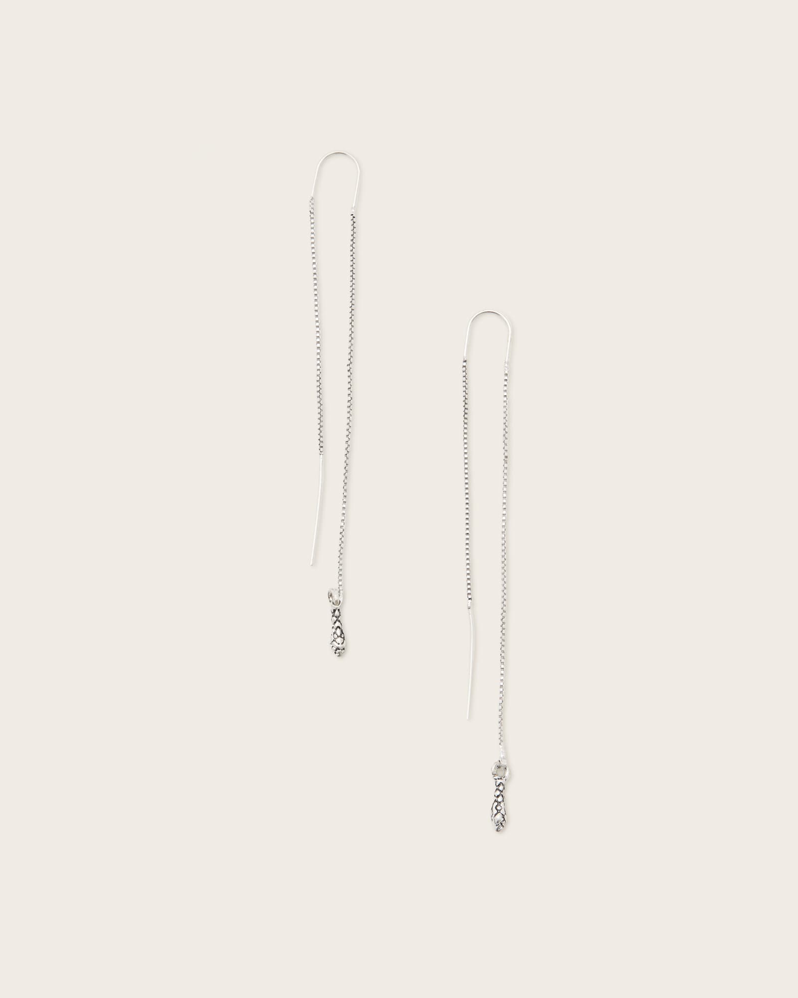 AllSaints Serpent Chain Earrings