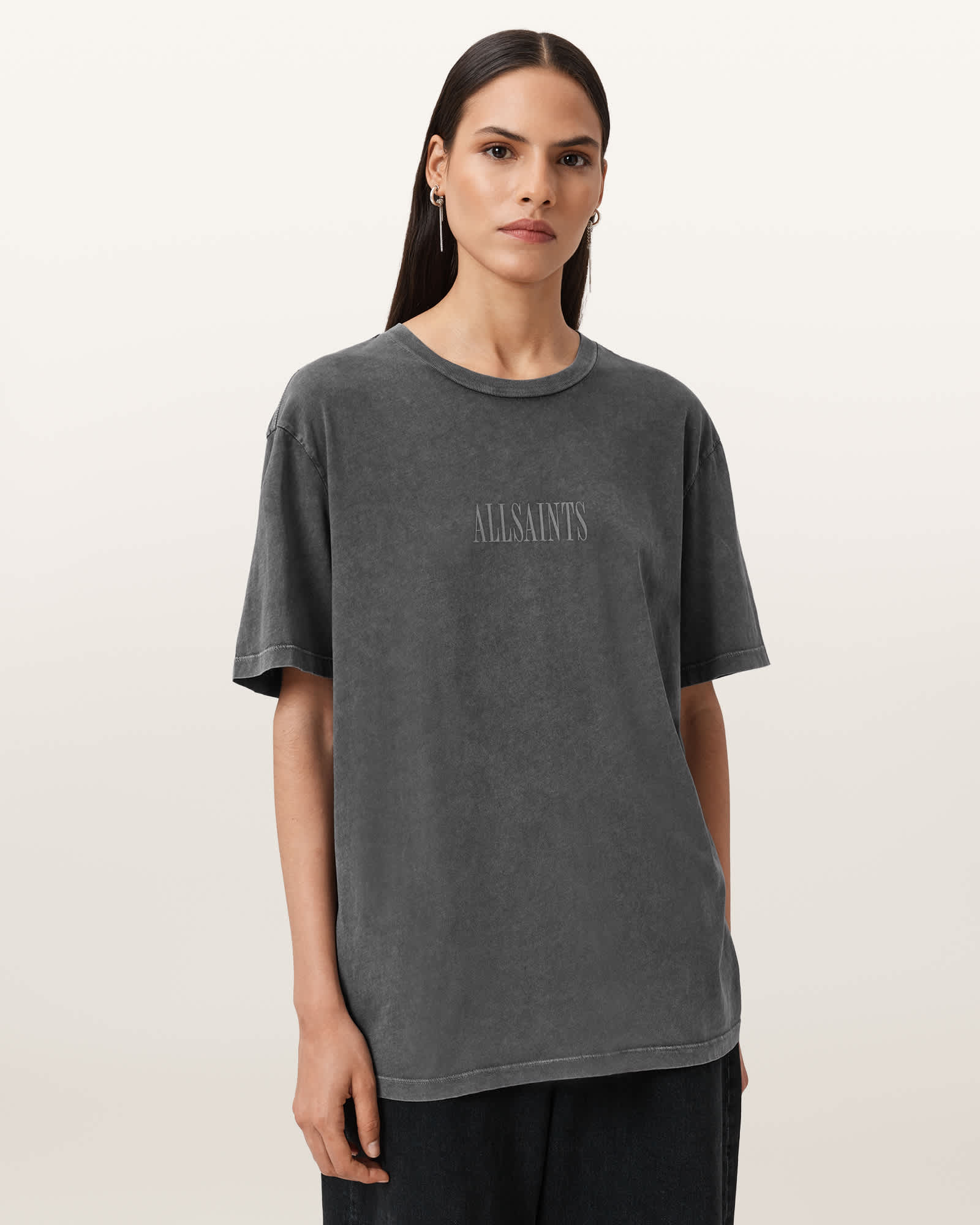 AllSaints Wings Graphic Oversized T-Shirt