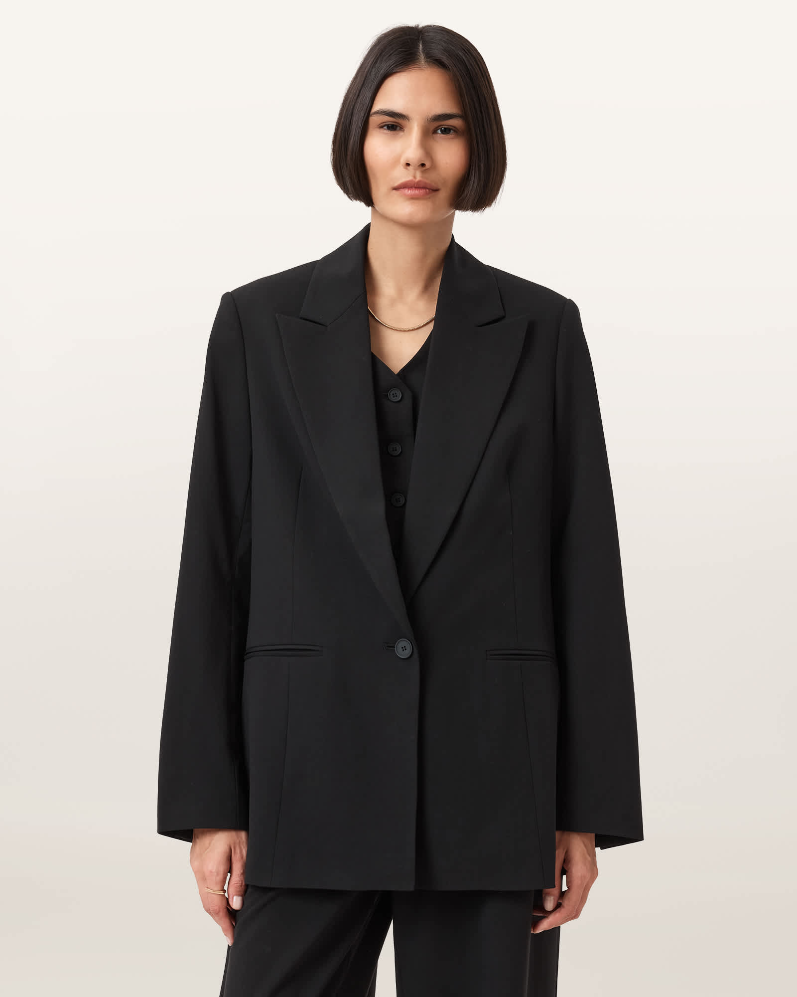 AllSaints Averie Relaxed Fit Blazer