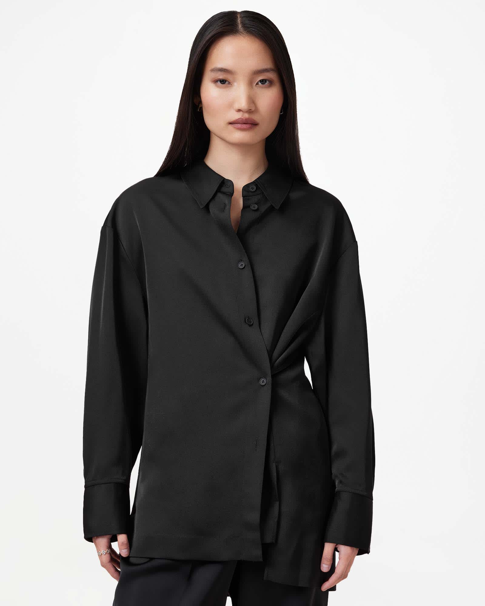 AllSaints Myrtle Long Line Shirt