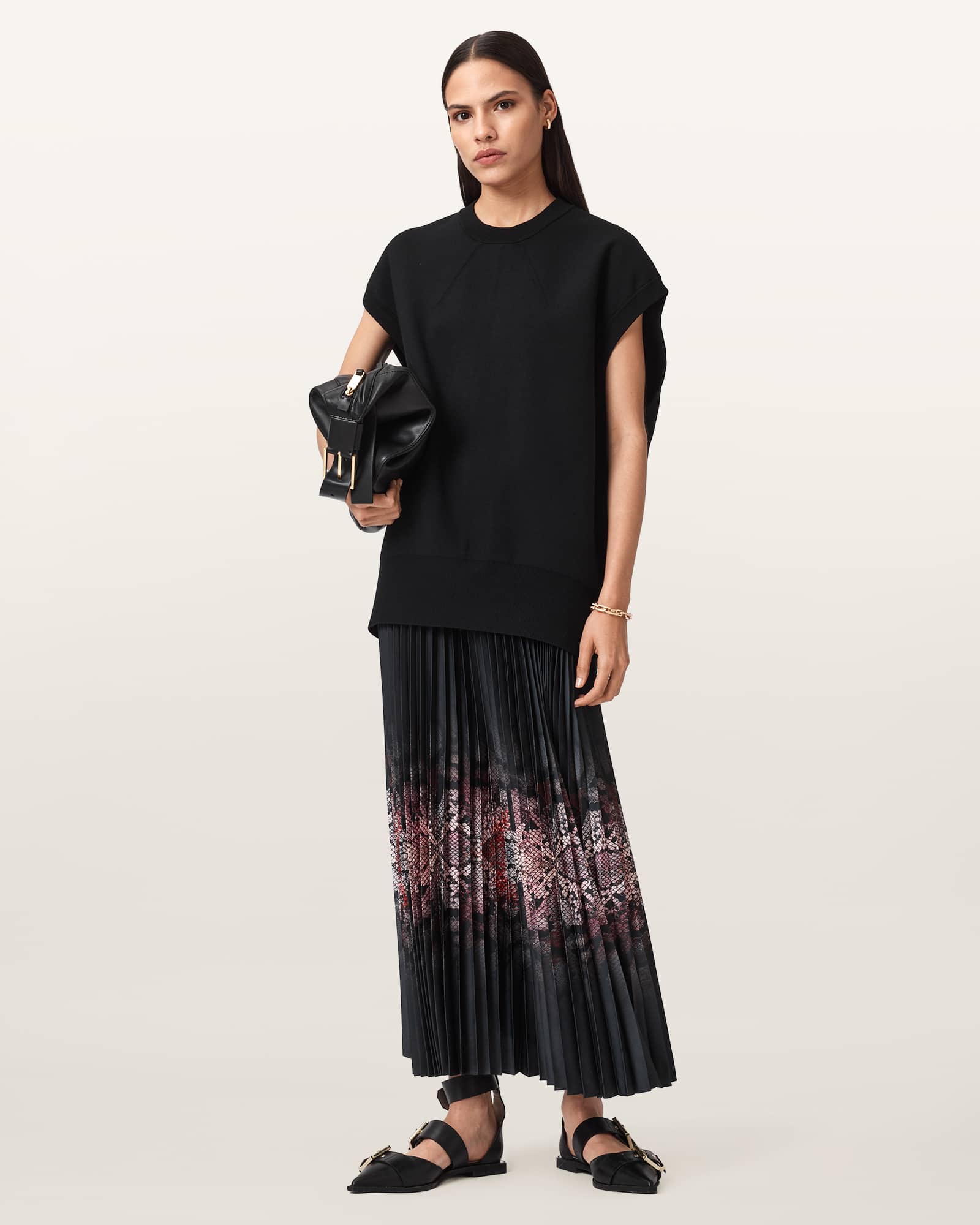 AllSaints Polyester Harley 2-in-1 Ophis Dress