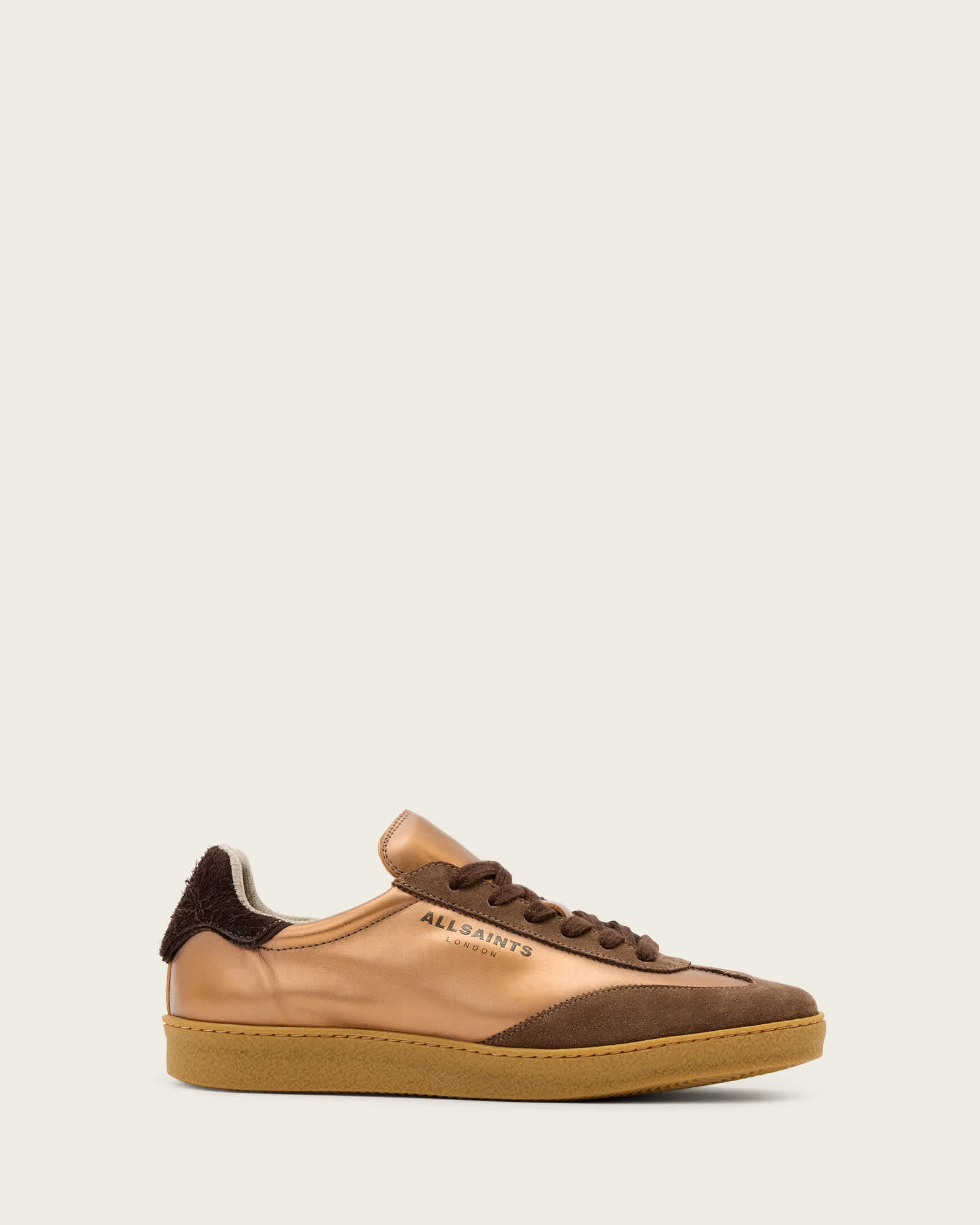 AllSaints Leather Thelma Suede Low Top Trainers, Size: UK 8/US 11/EU 41