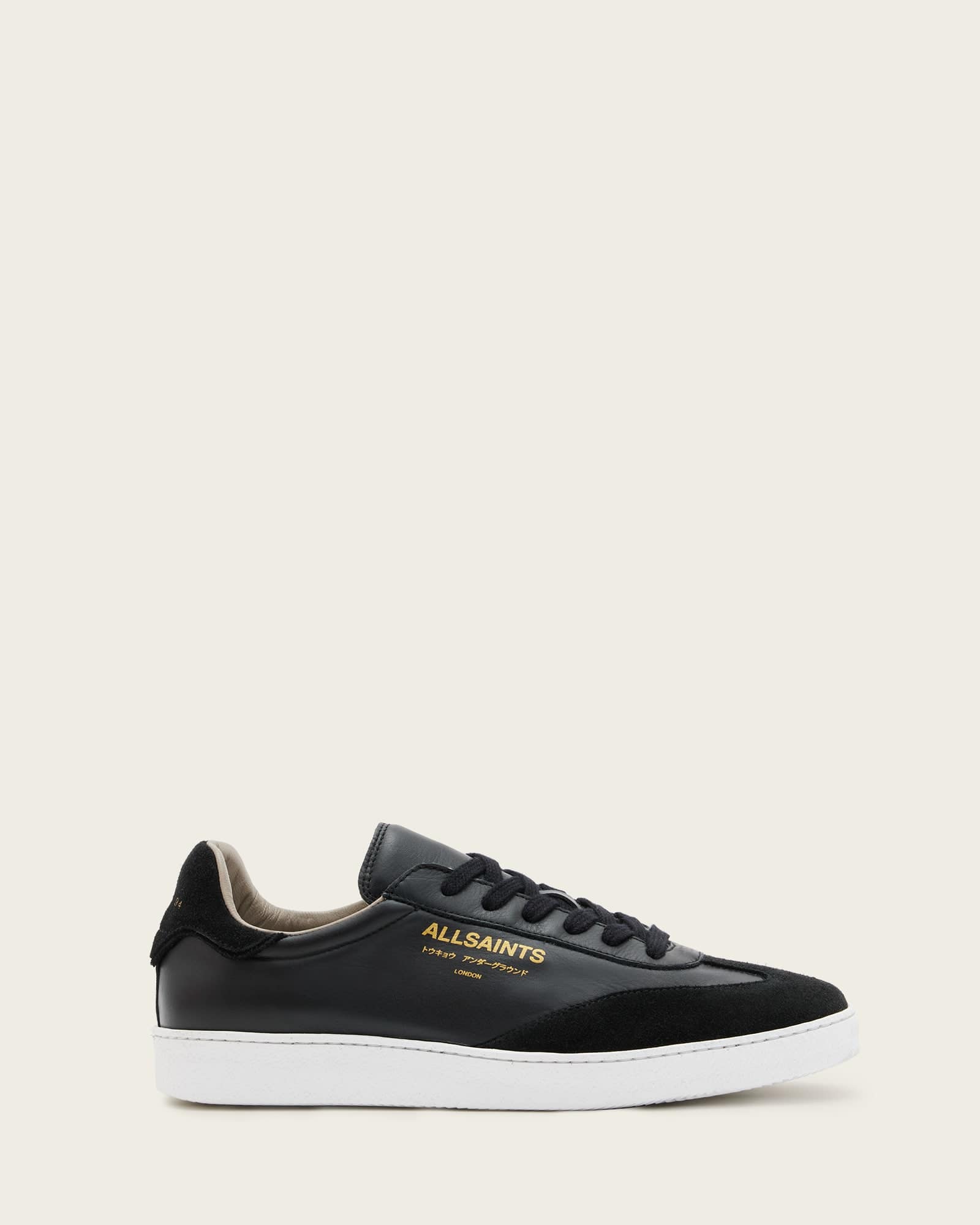 AllSaints Leather Thelma Suede Low Top Trainers, Size: UK 7/US 10/EU 40