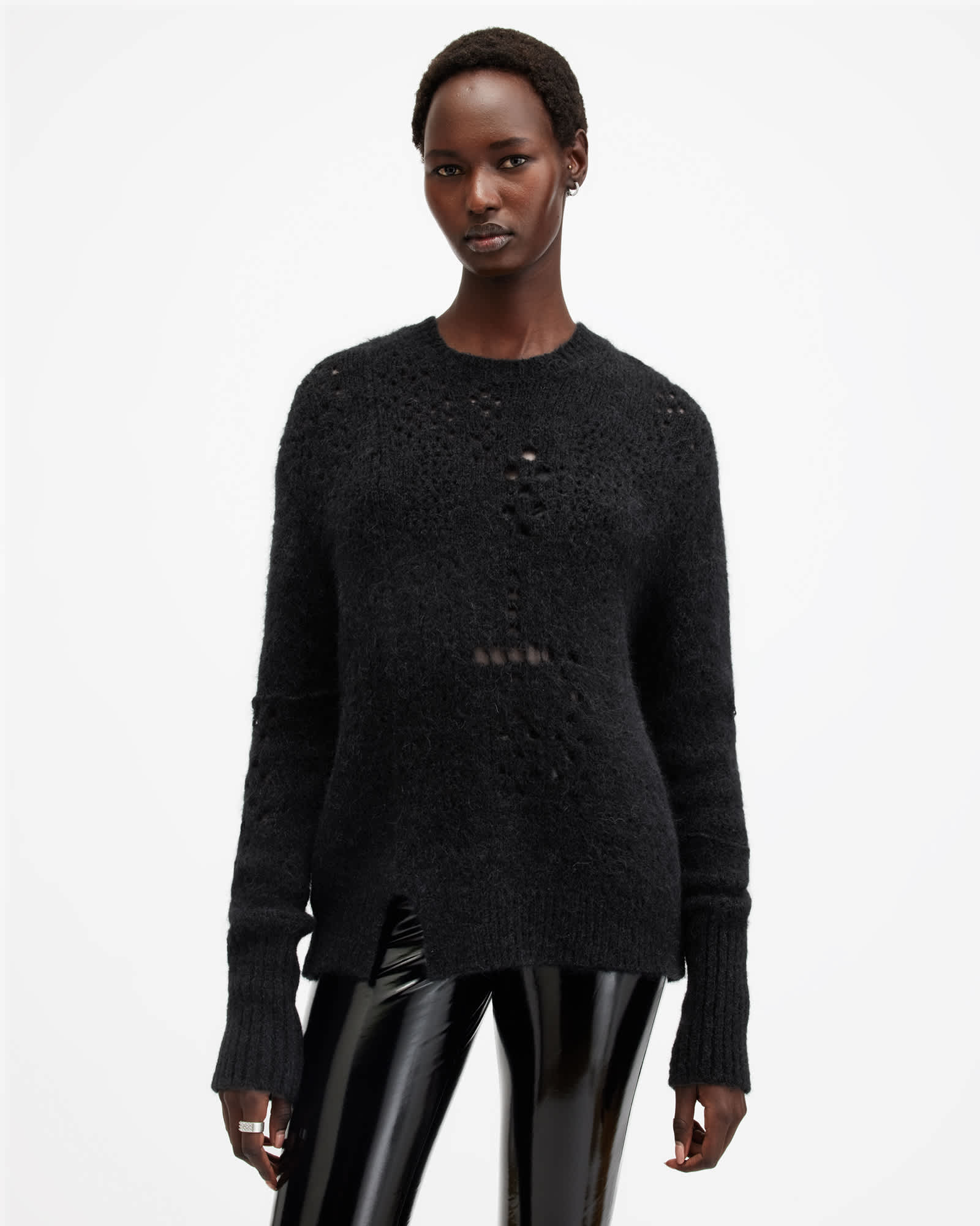 AllSaints Winnie Crew Neck Sweater
