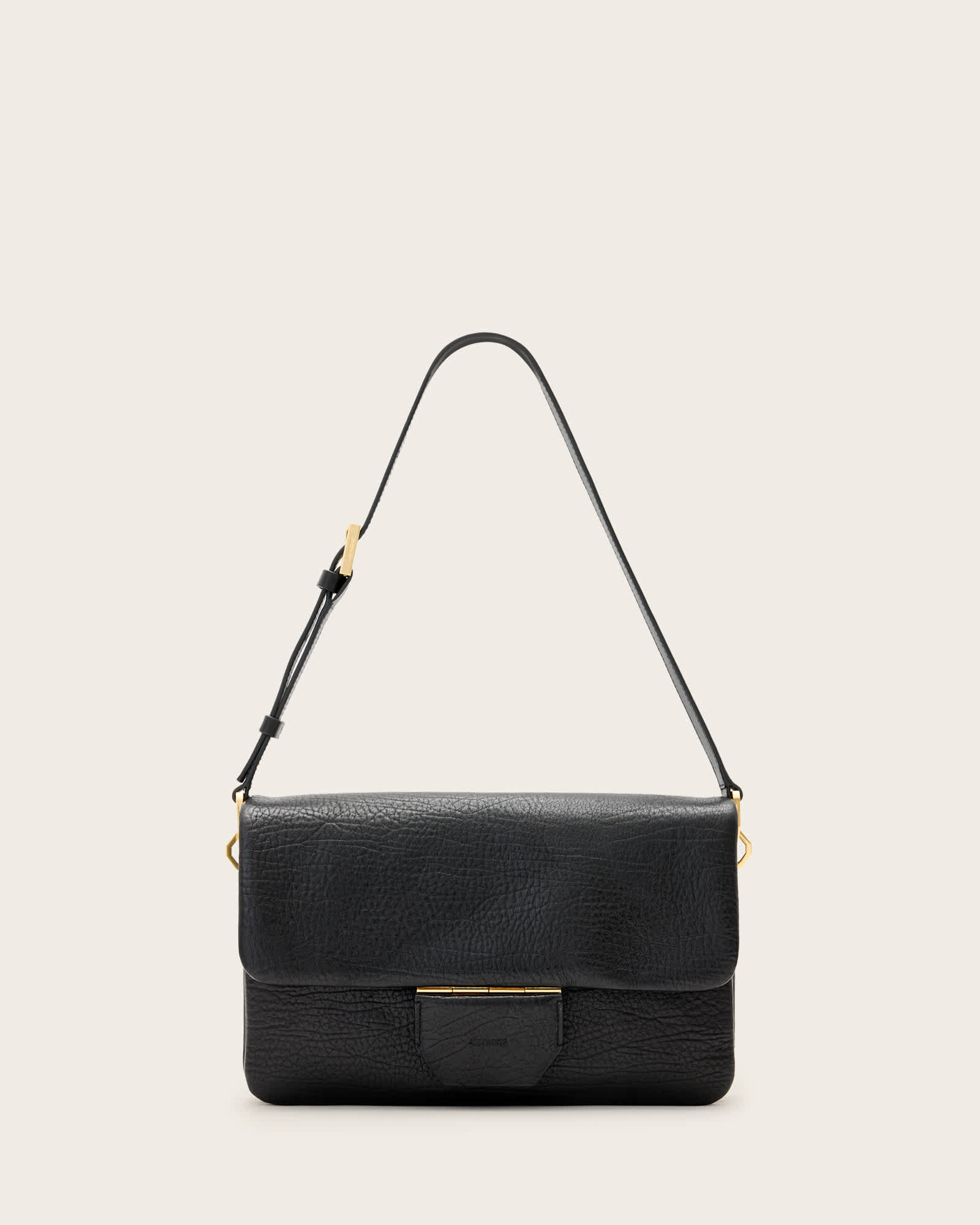 AllSaints Ondine Grain Leather Shoulder Bag