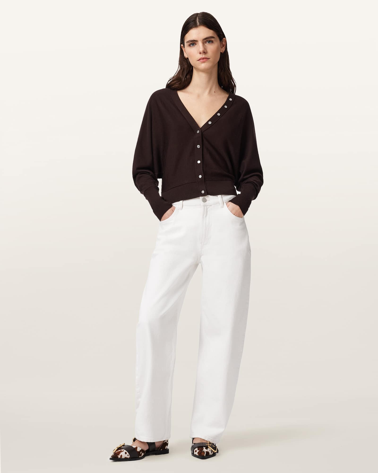 Allsaints Honor V-neck Merino Cardigan