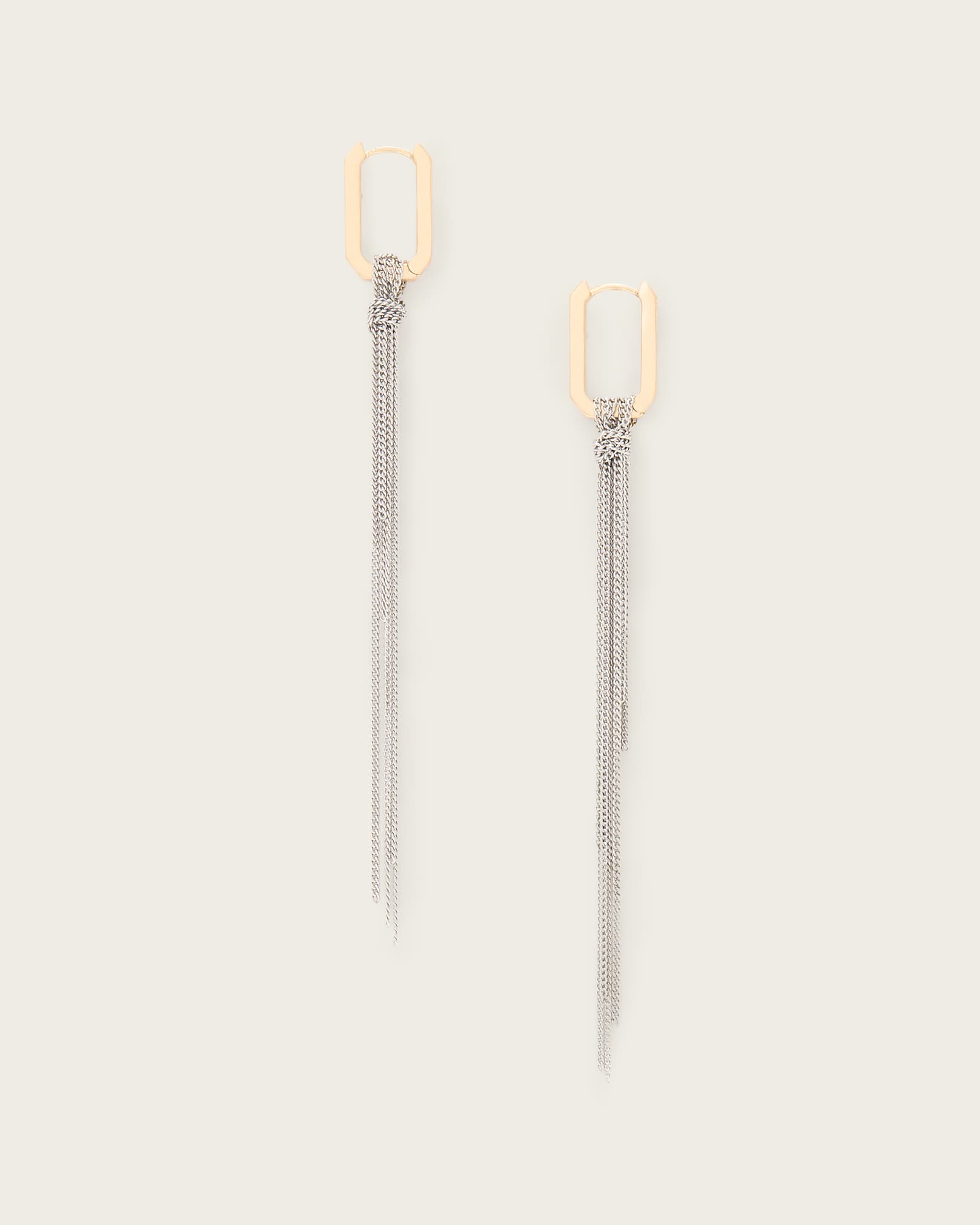 AllSaints Brass Corrine Drop Earrings