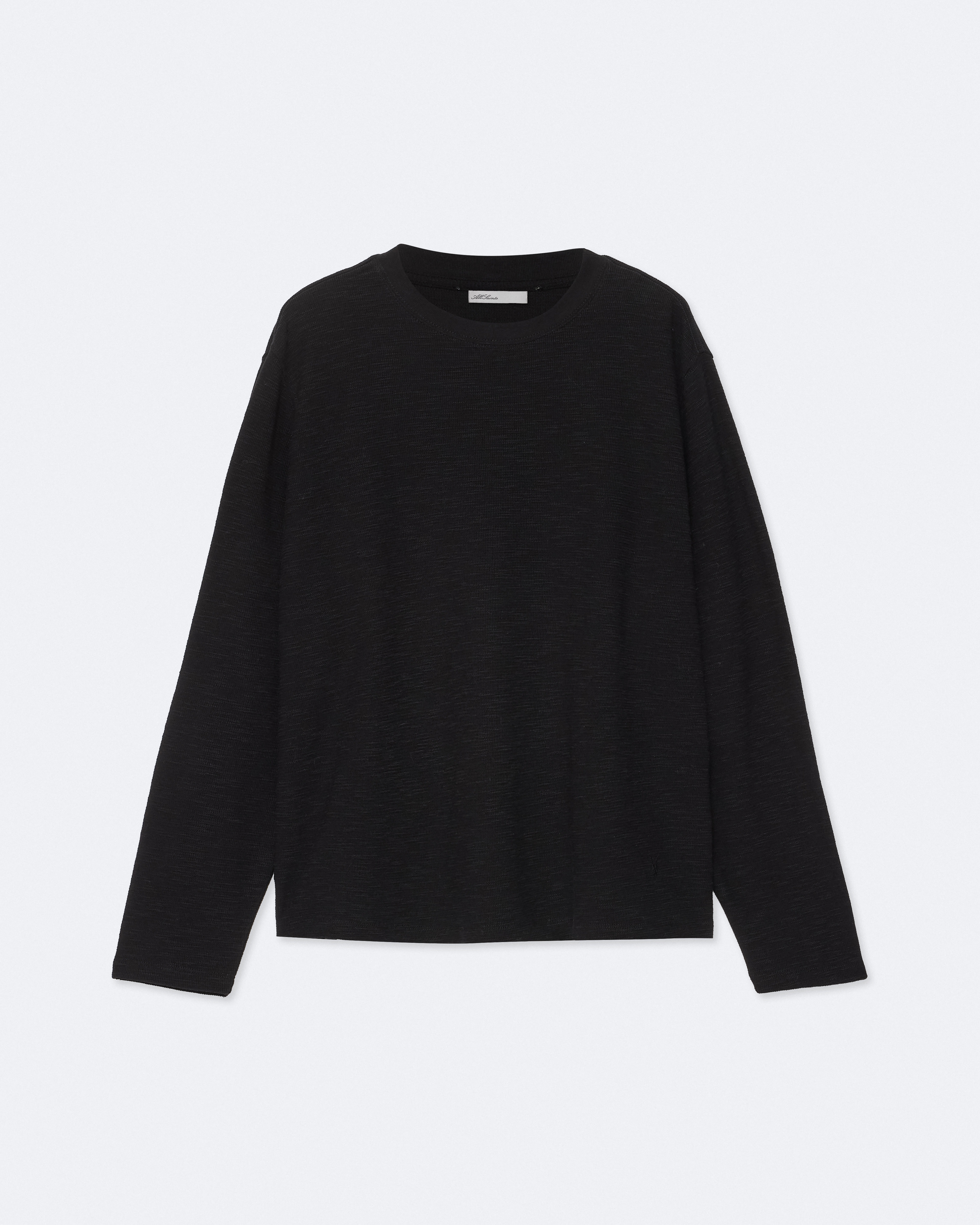 AllSaints Abel Long-Sleeve Oversized T-Shirt