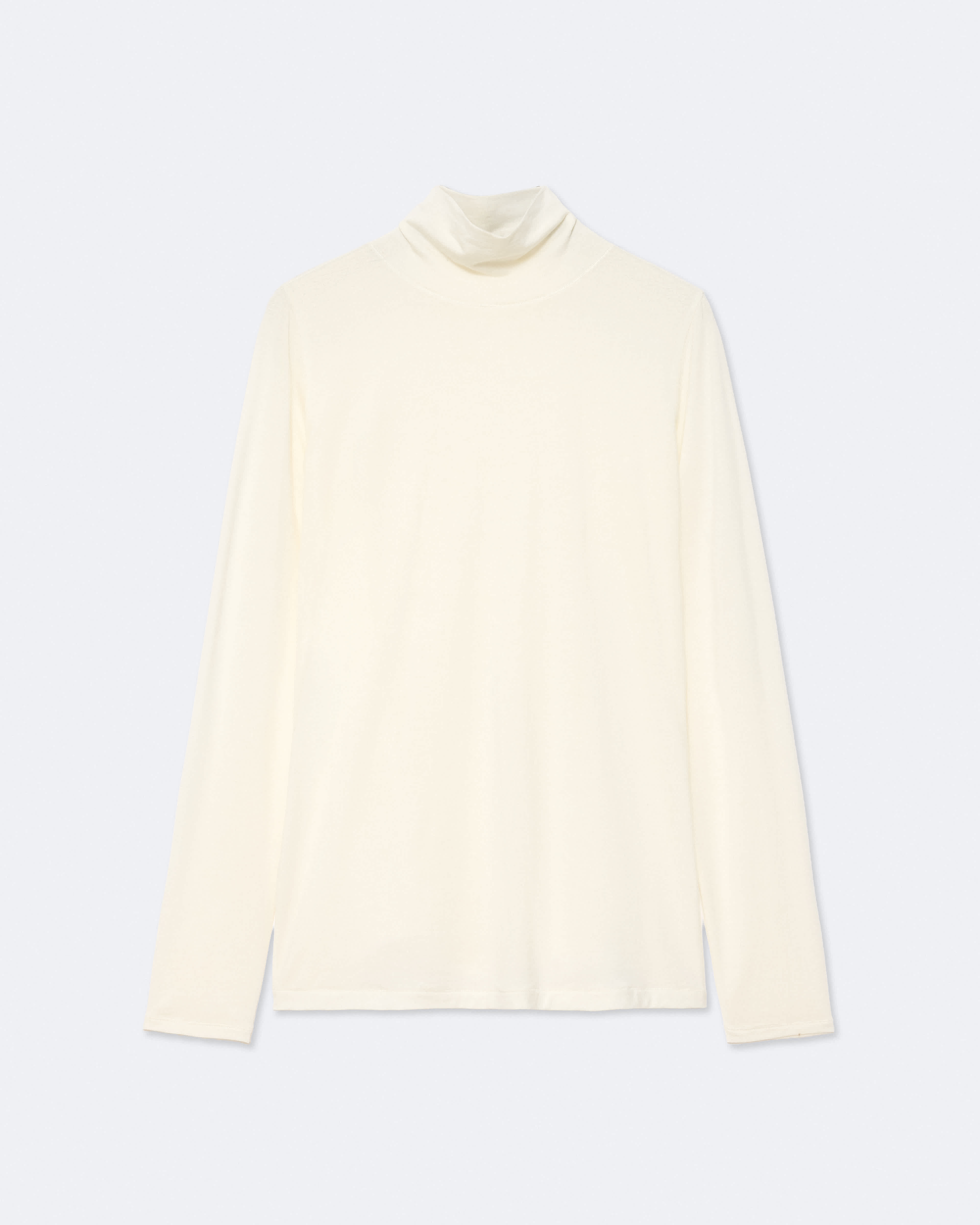 AllSaints Women's Kira Long-Sleeve Roll-Neck T-Shirt, White, Size: S