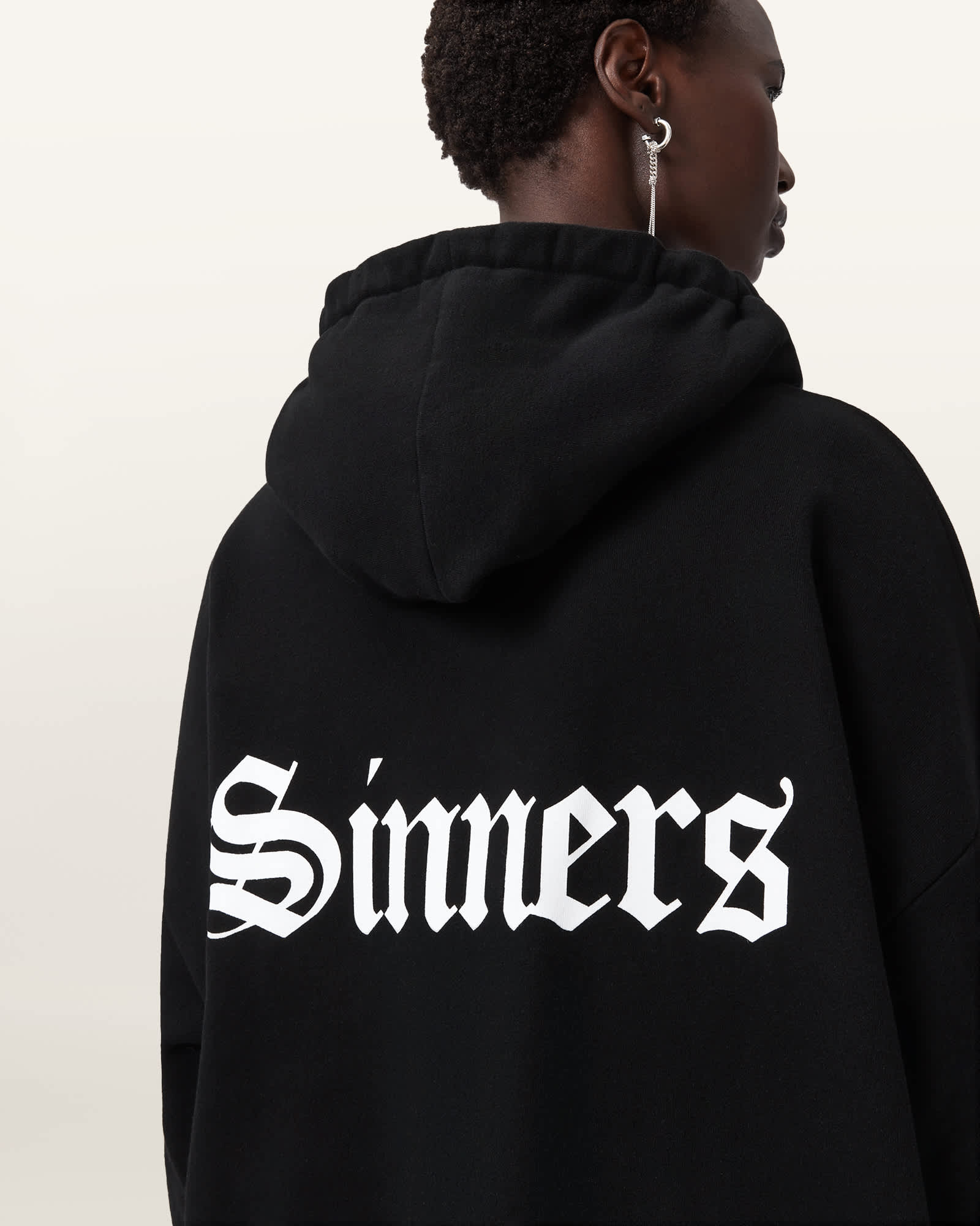 Allsaints Women's Saint Etienne Oversized Hoodie - Size  Xs