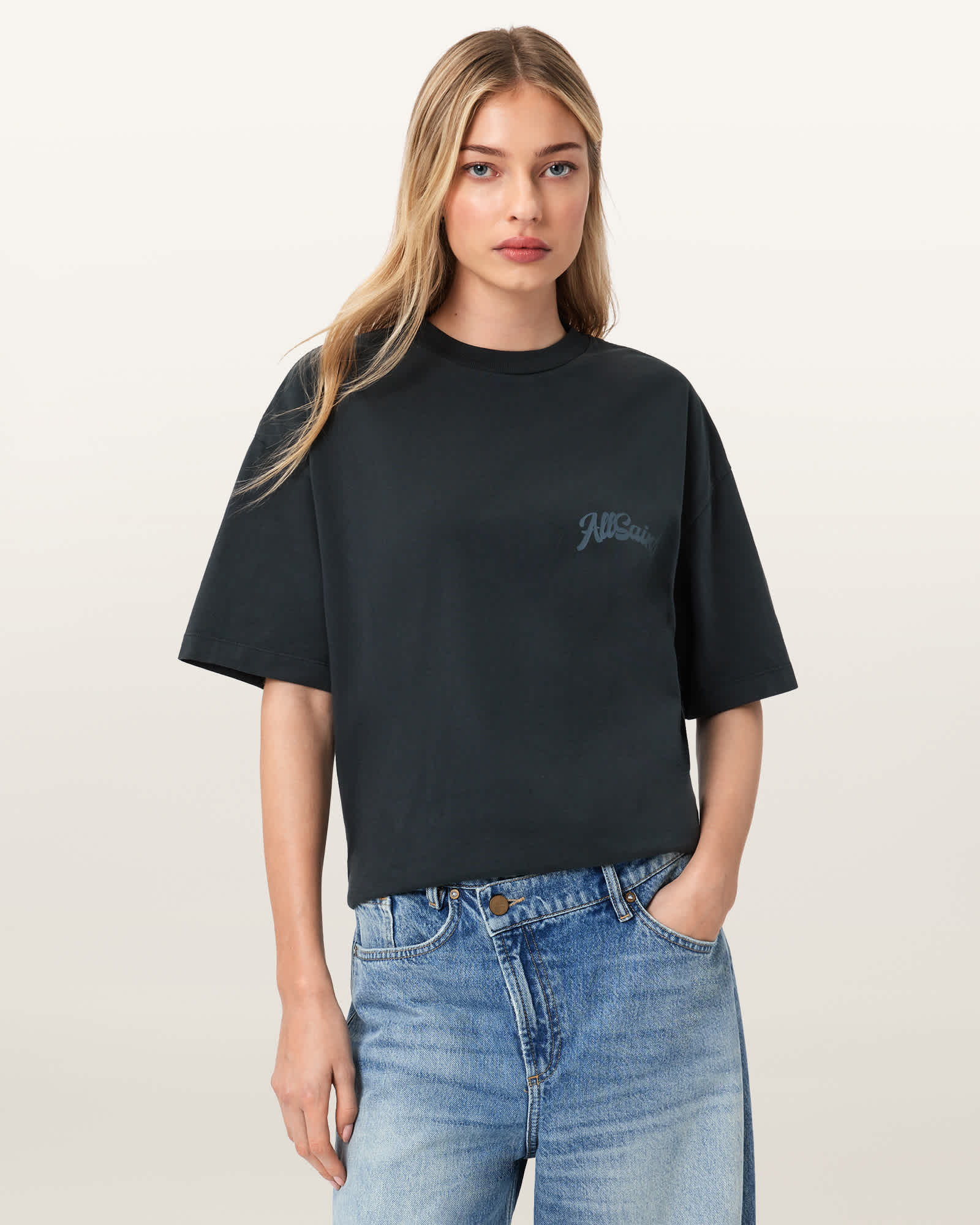 Allsaints Women's Odyssey Etta Oversized T-Shirt - Size  Xs