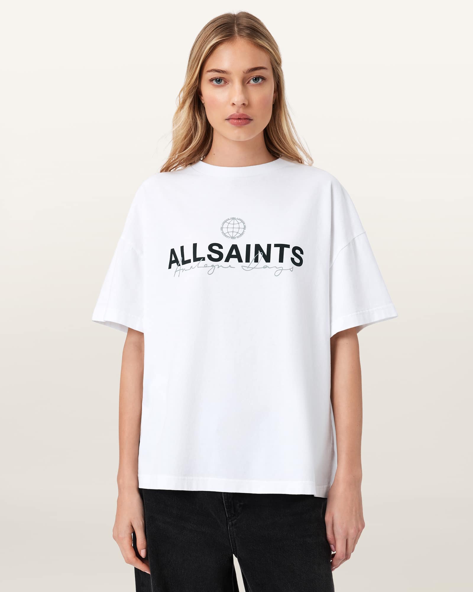 AllSaints Emblem Avri T-Shirt, White